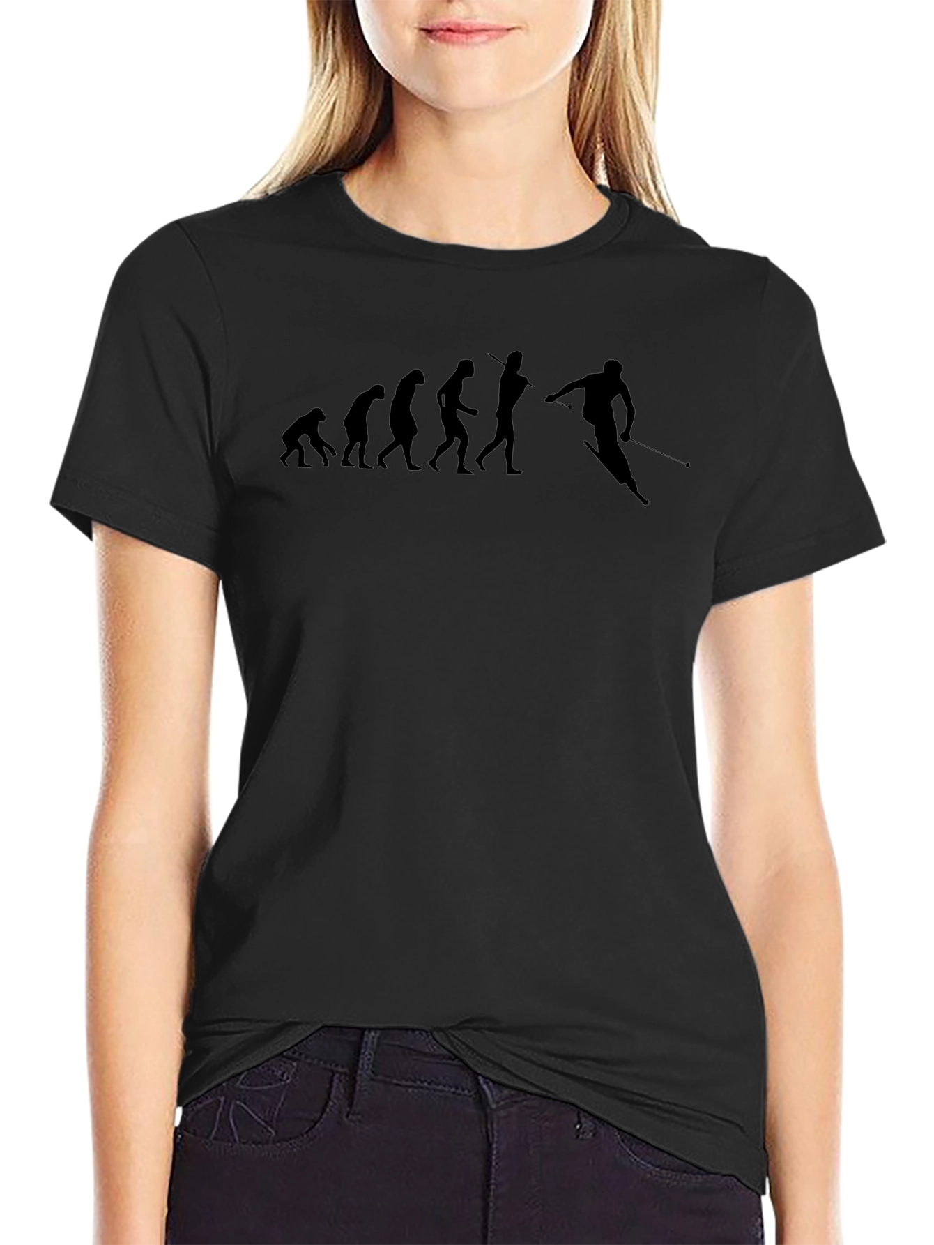 Ski Evolution T-Shirt - Funny Skiing Tee