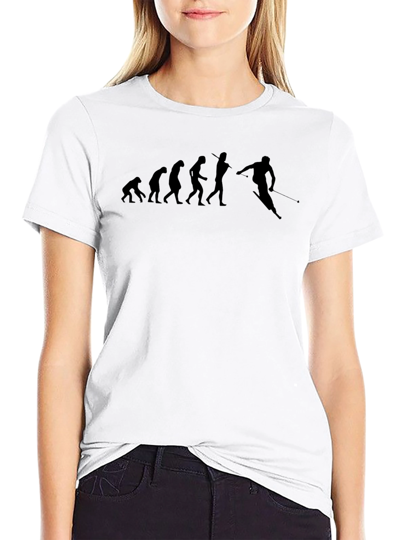 Ski Evolution T-Shirt - Funny Skiing Tee