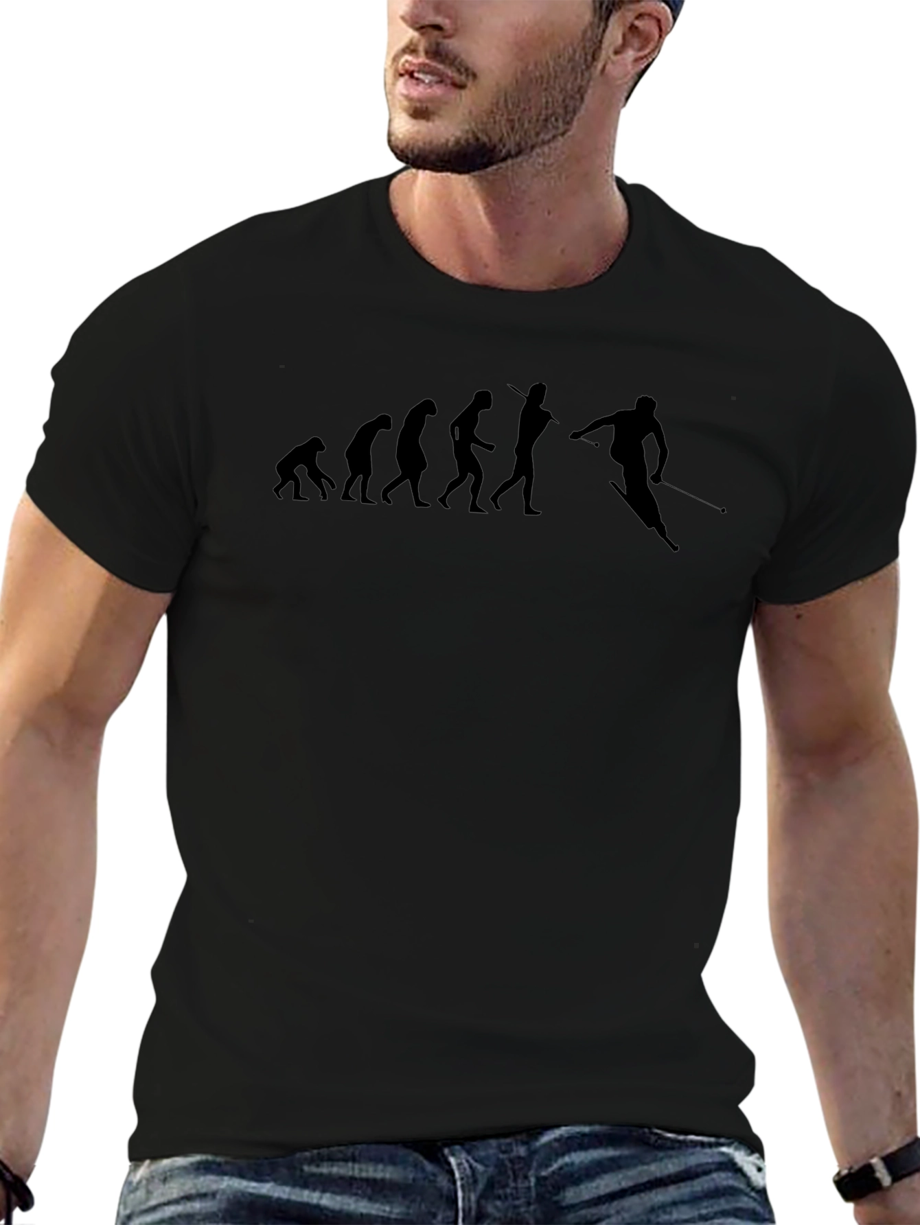Ski Evolution T-Shirt - Funny Skiing Tee