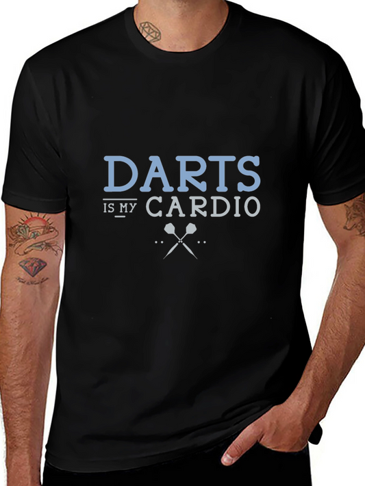 Darts is My Cardio T-Shirt - Funny Dart Player Tee
