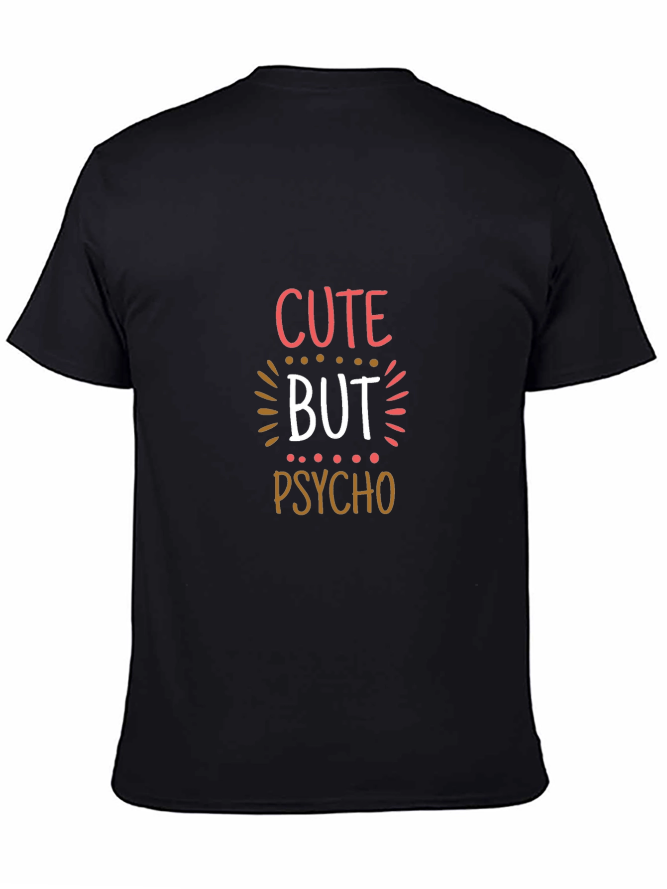 Cute But Psycho Graphic Tee - Black T-Shirt