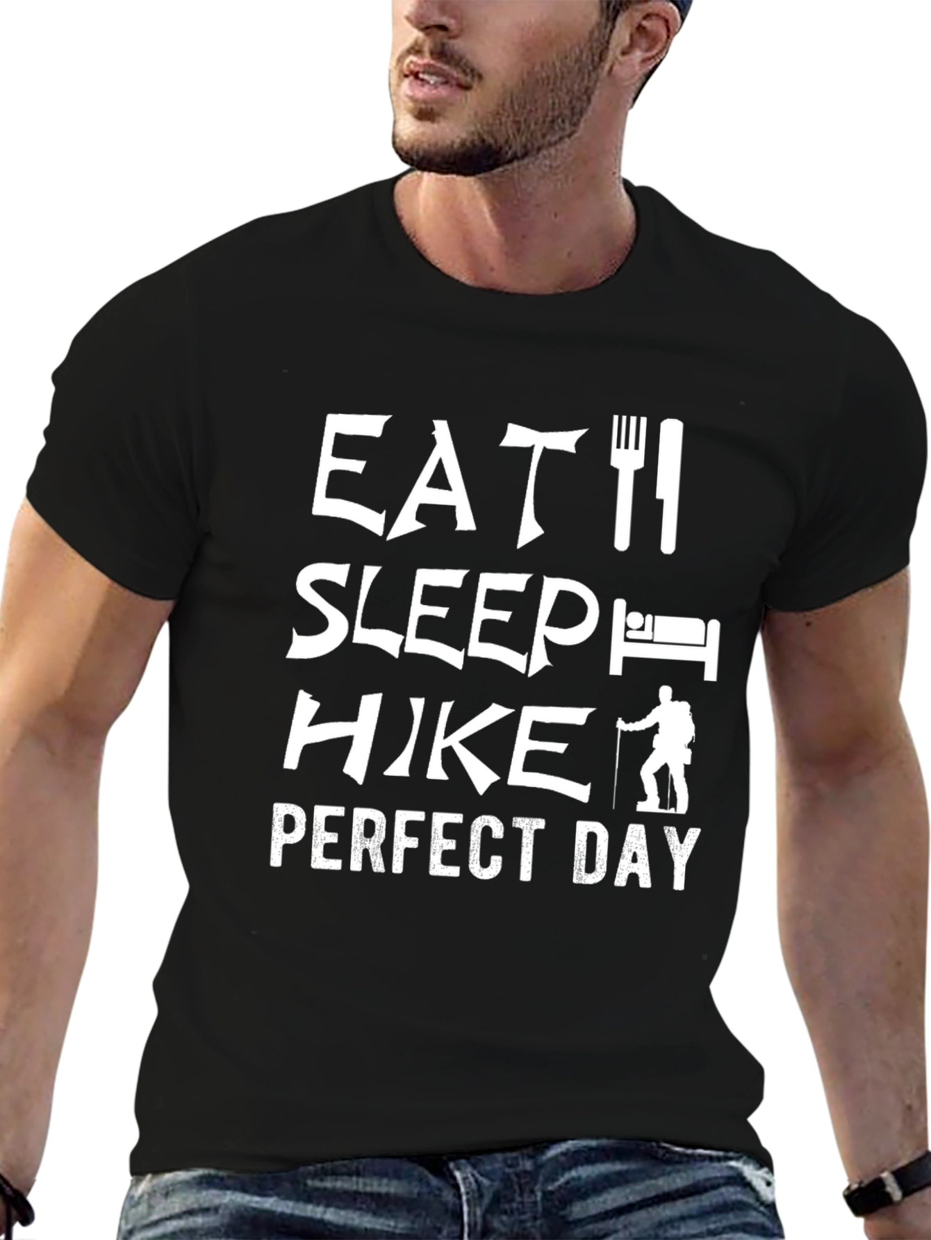 Eat Sleep Hike Perfect Day T-Shirt