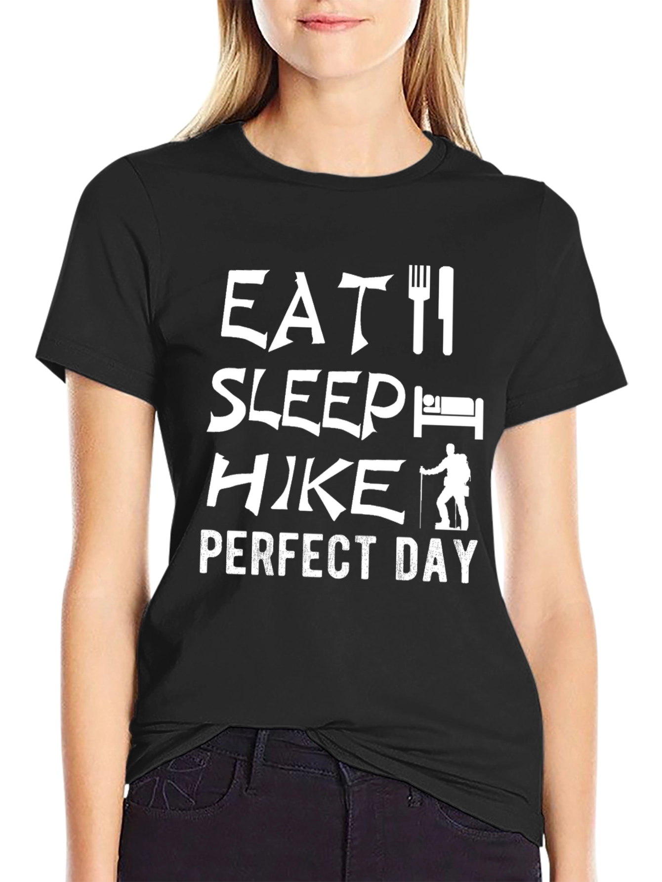 Eat Sleep Hike Perfect Day T-Shirt