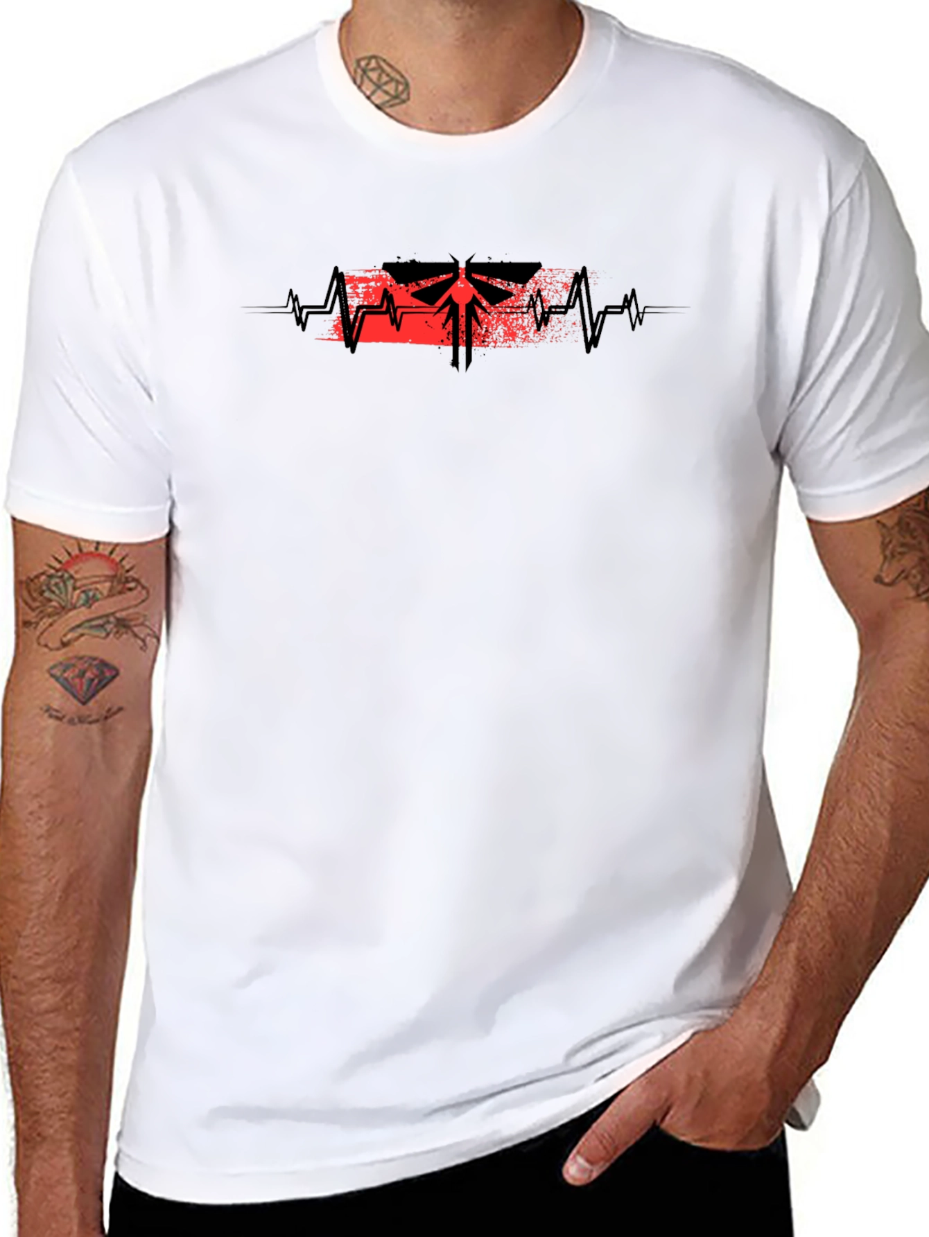 Pulse Firefly Tee - Black Graphic T-Shirt