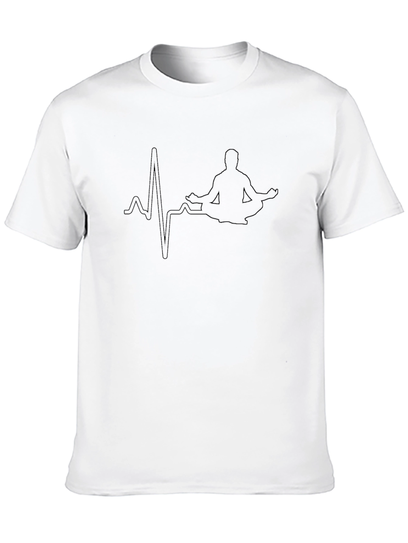 Zen Heartbeat Tee - Meditate in Style