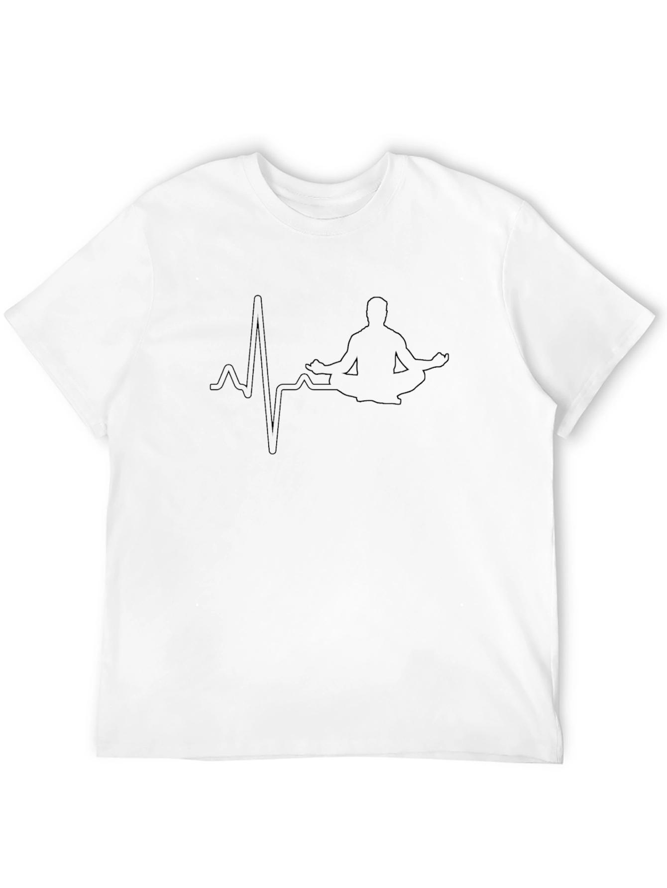 Zen Heartbeat Tee - Meditate in Style