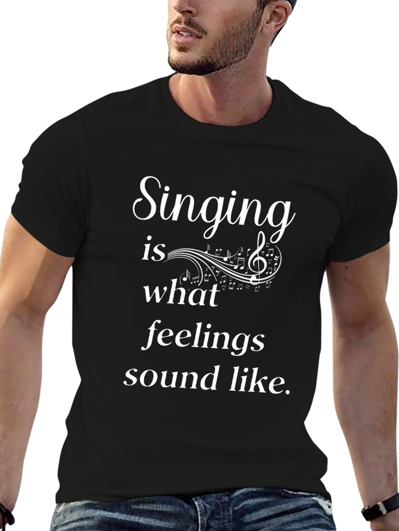 Singing Feelings Tee - Music Lovers T-Shirt