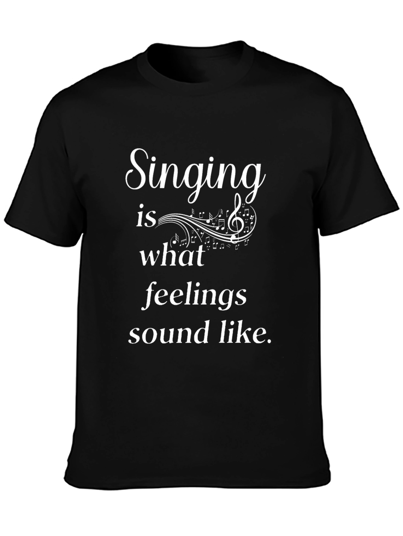 Singing Feelings Tee - Music Lovers T-Shirt