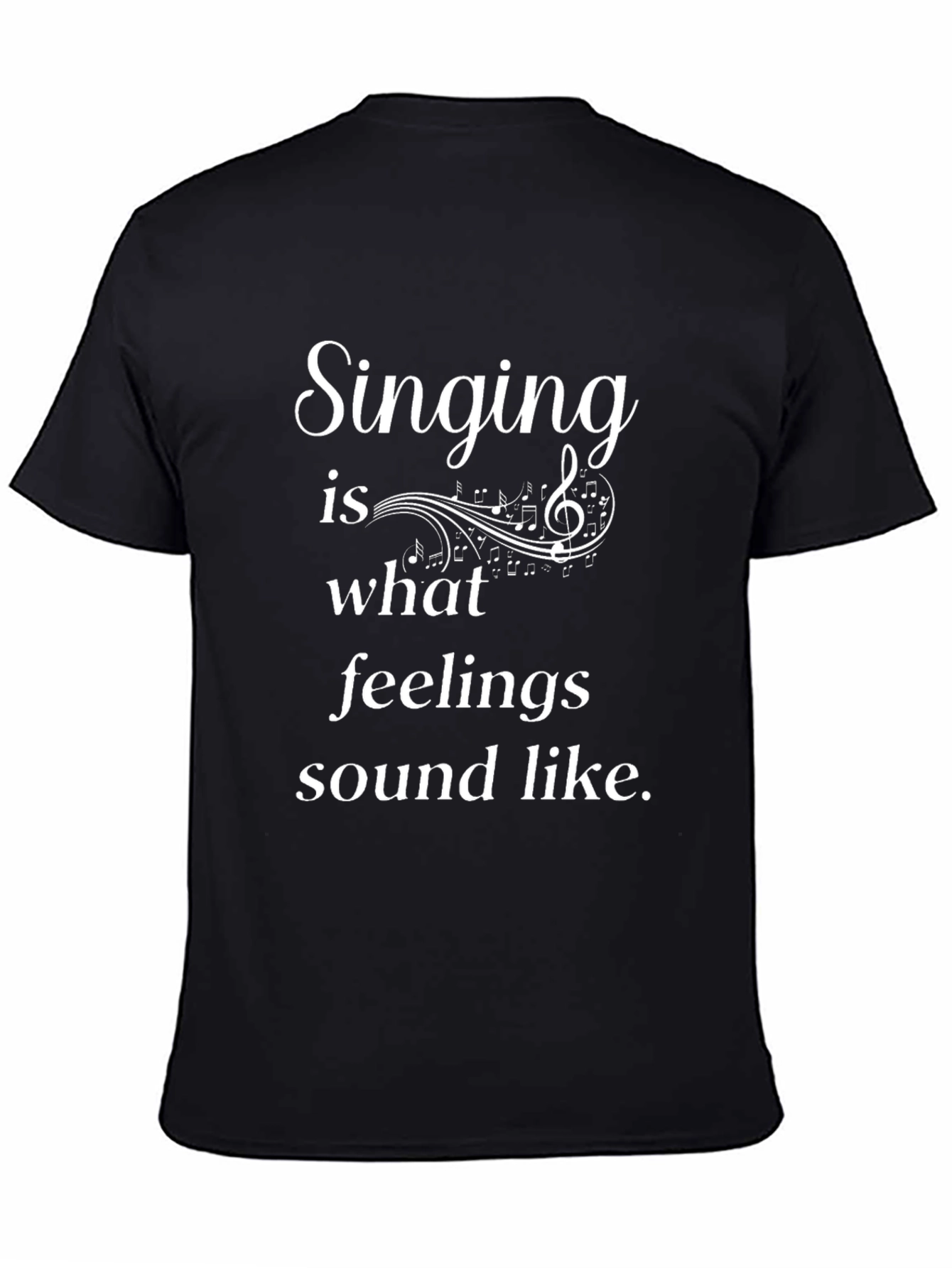 Singing Feelings Tee - Music Lovers T-Shirt