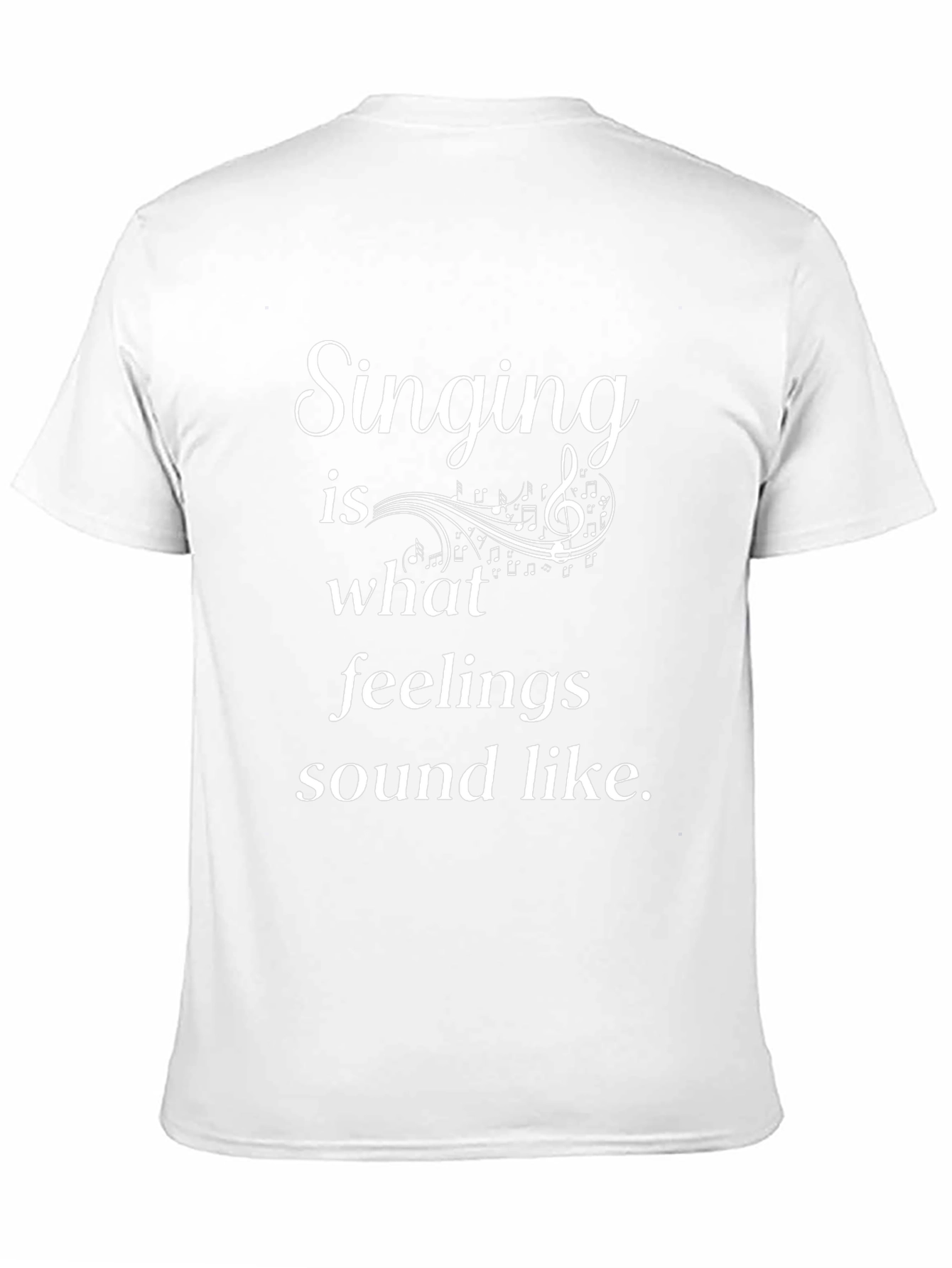 Singing Feelings Tee - Music Lovers T-Shirt