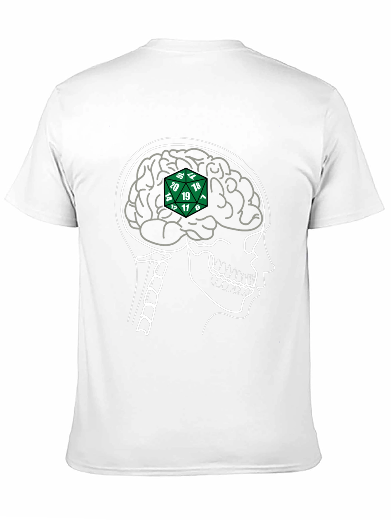 D&D Brain Black T-Shirt