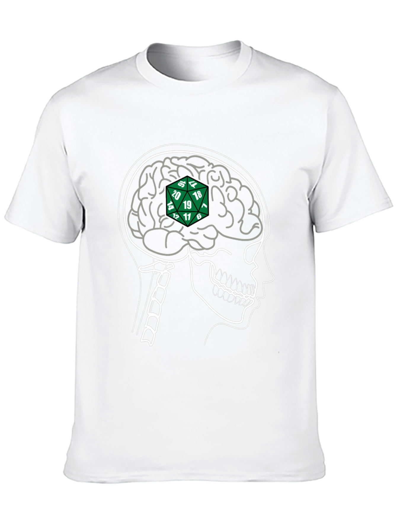 D&D Brain Black T-Shirt