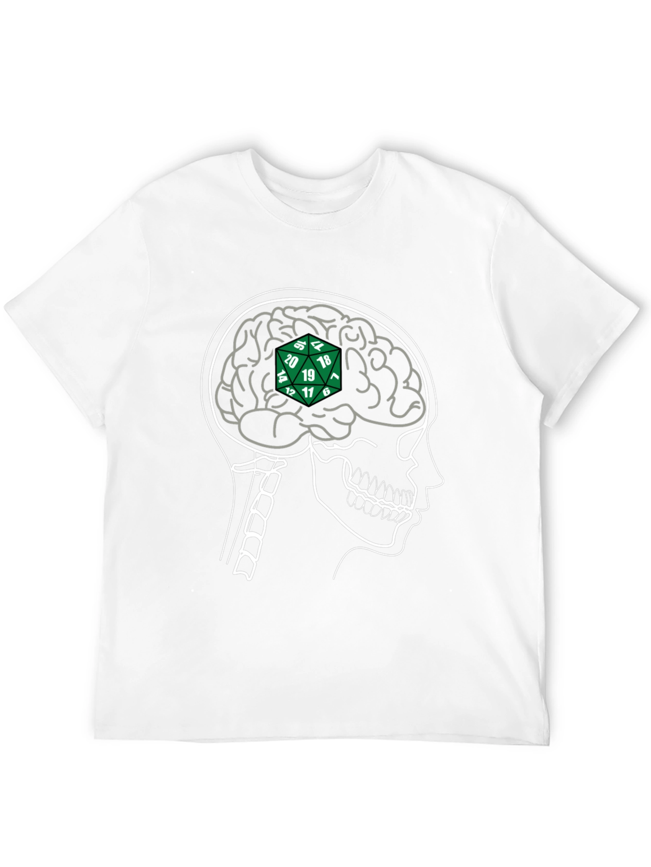 D&D Brain Black T-Shirt