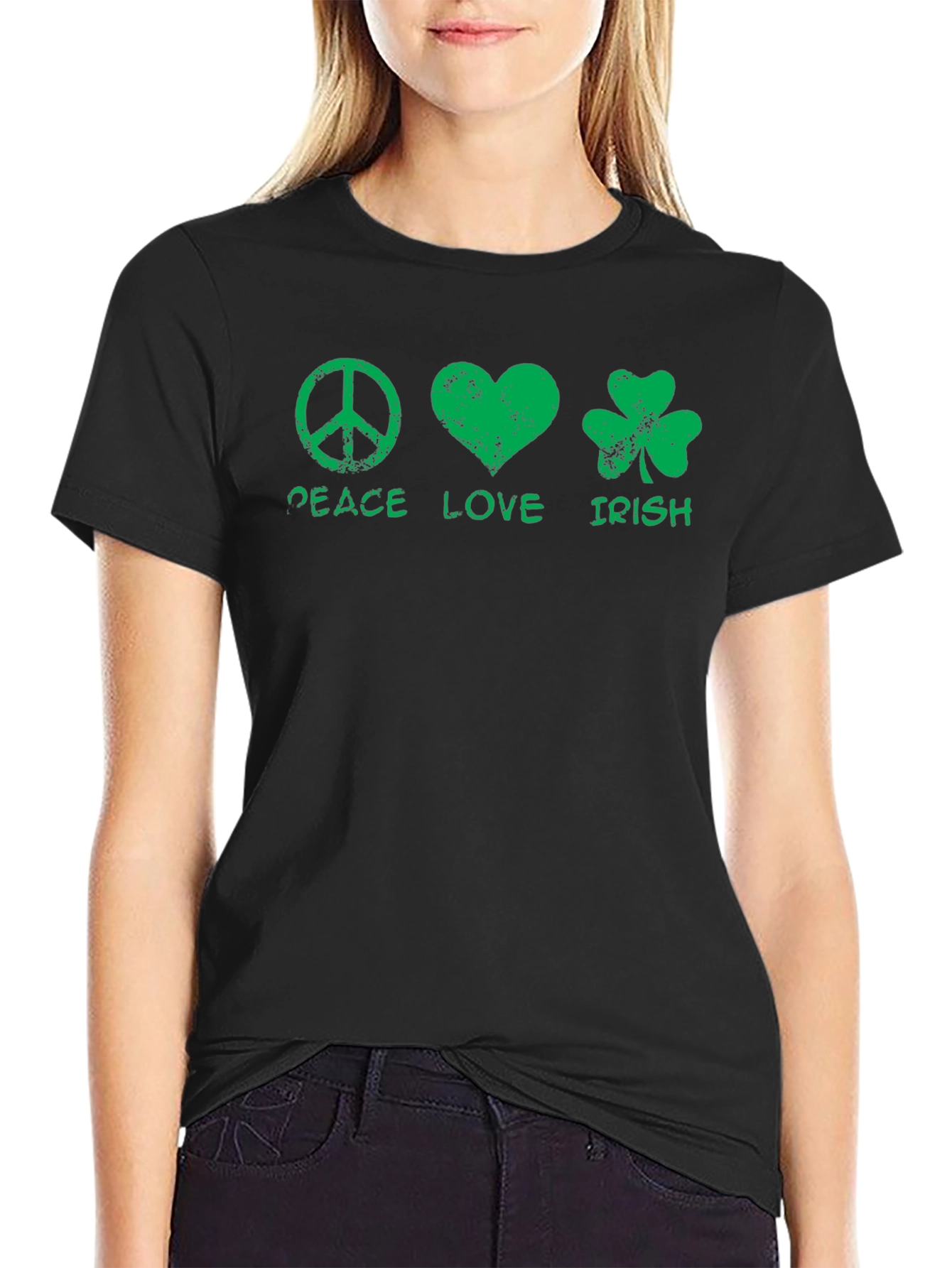Peace Love Irish St. Patricks Day T-Shirt