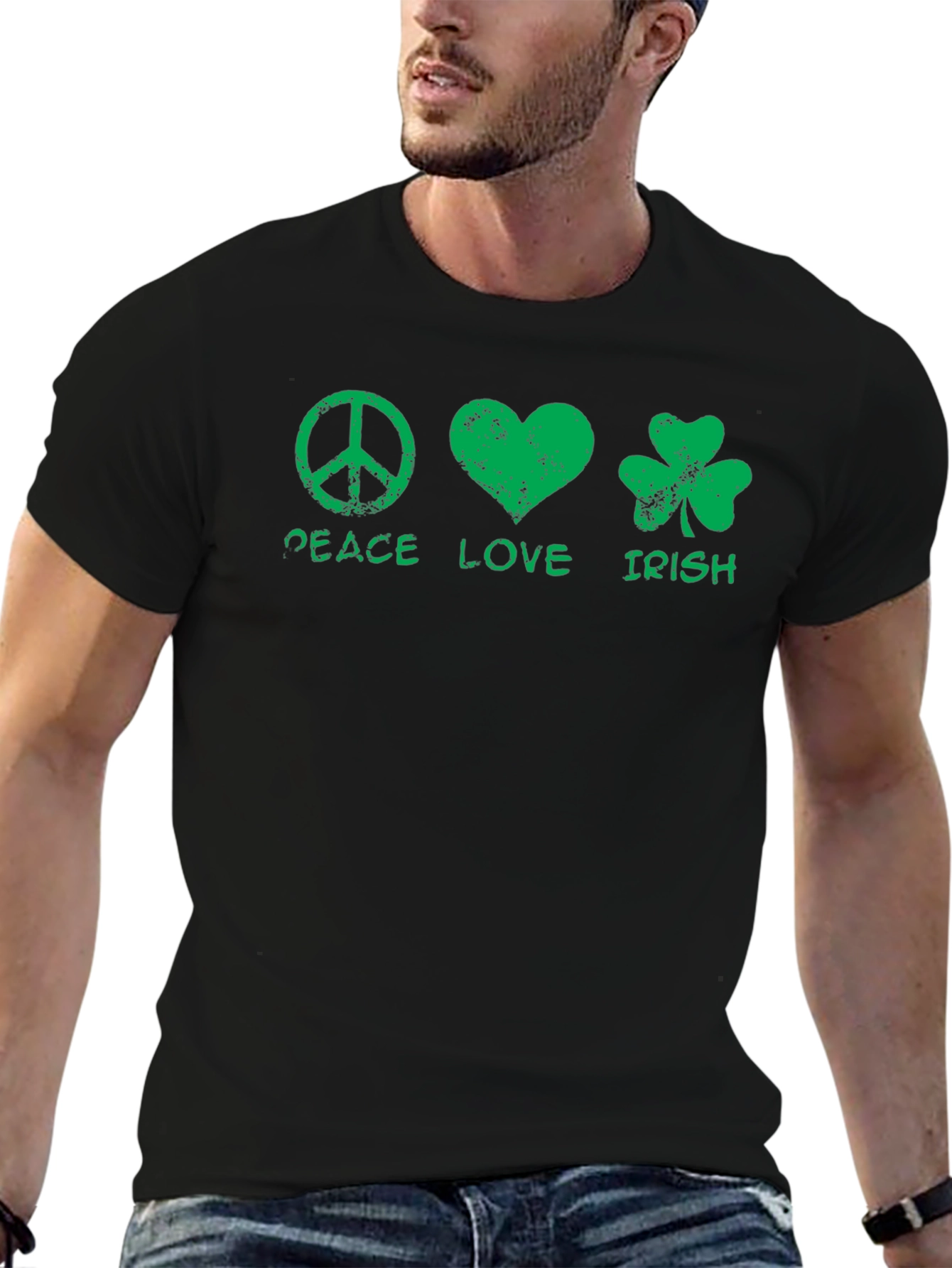 Peace Love Irish St. Patricks Day T-Shirt