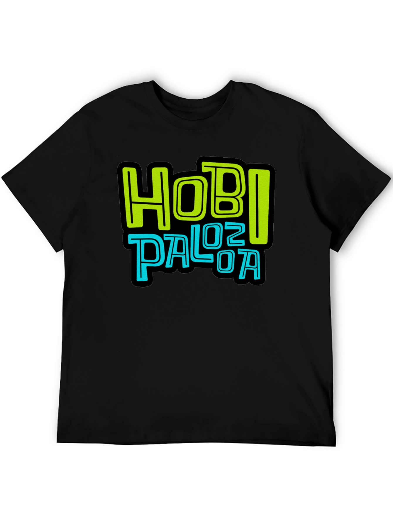 Hobi Palooza Graphic Print Black T-Shirt