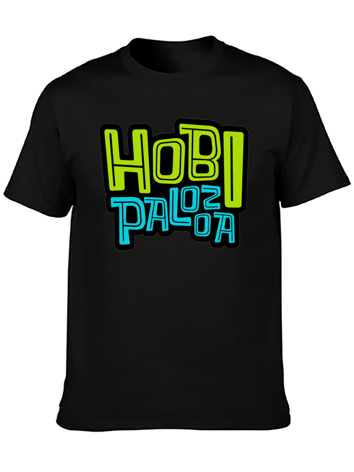 Hobi Palooza Graphic Print Black T-Shirt