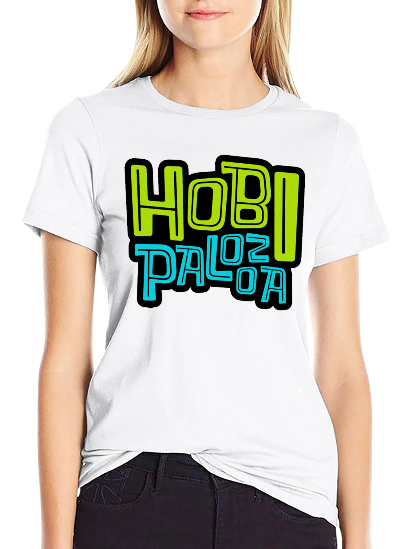 Hobi Palooza Graphic Print Black T-Shirt