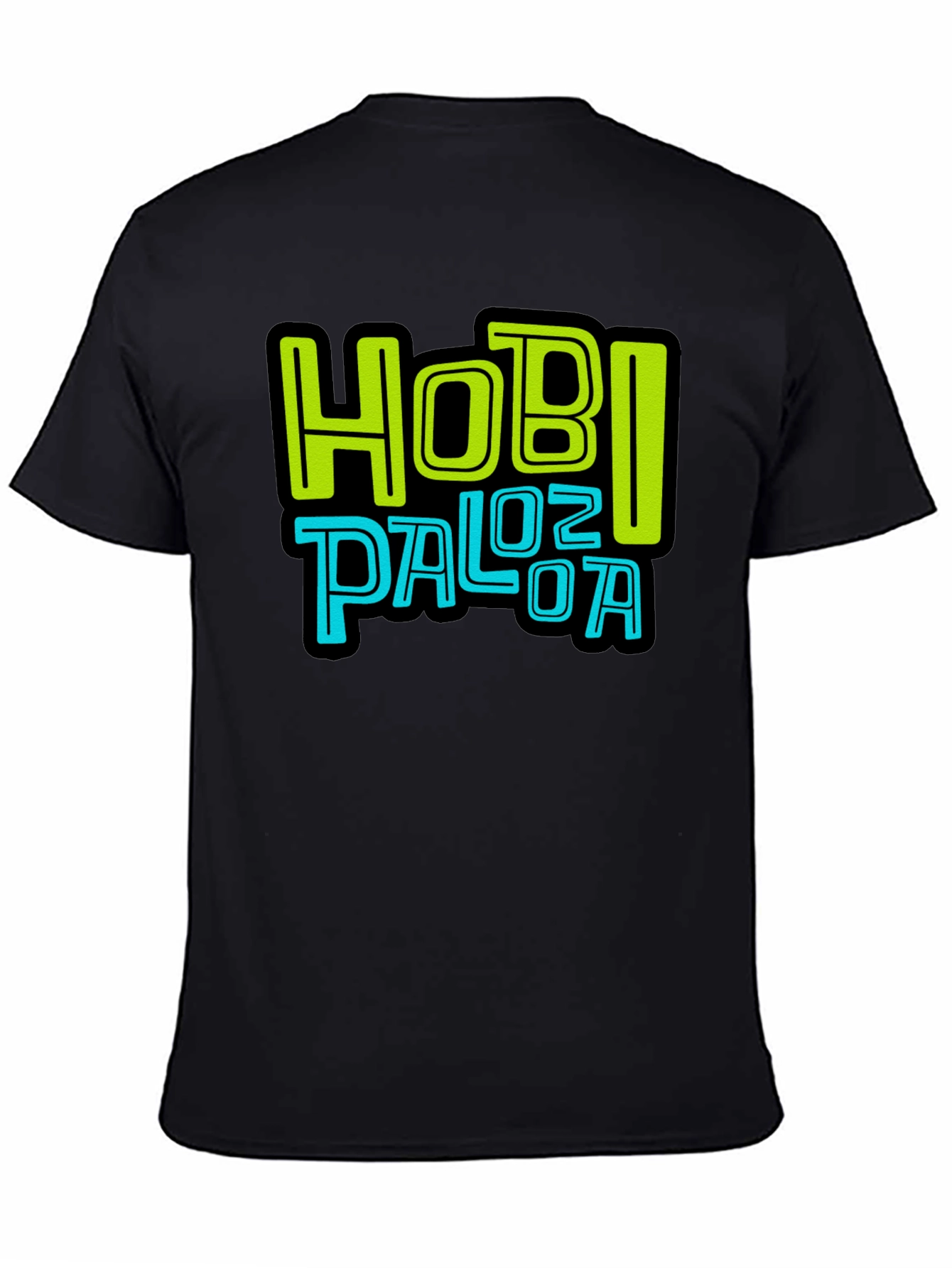 Hobi Palooza Graphic Print Black T-Shirt