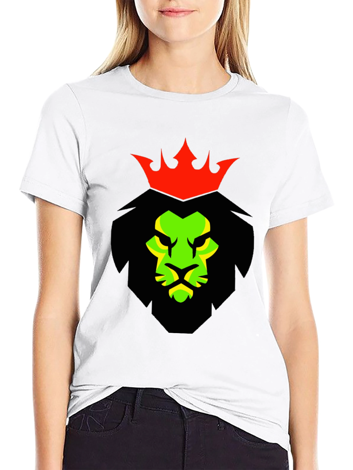 Rasta Lion King Graphic T-Shirt