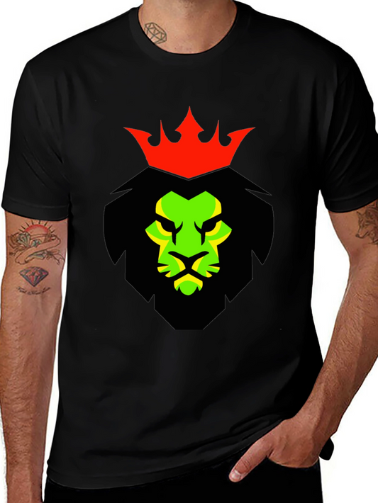 Rasta Lion King Graphic T-Shirt