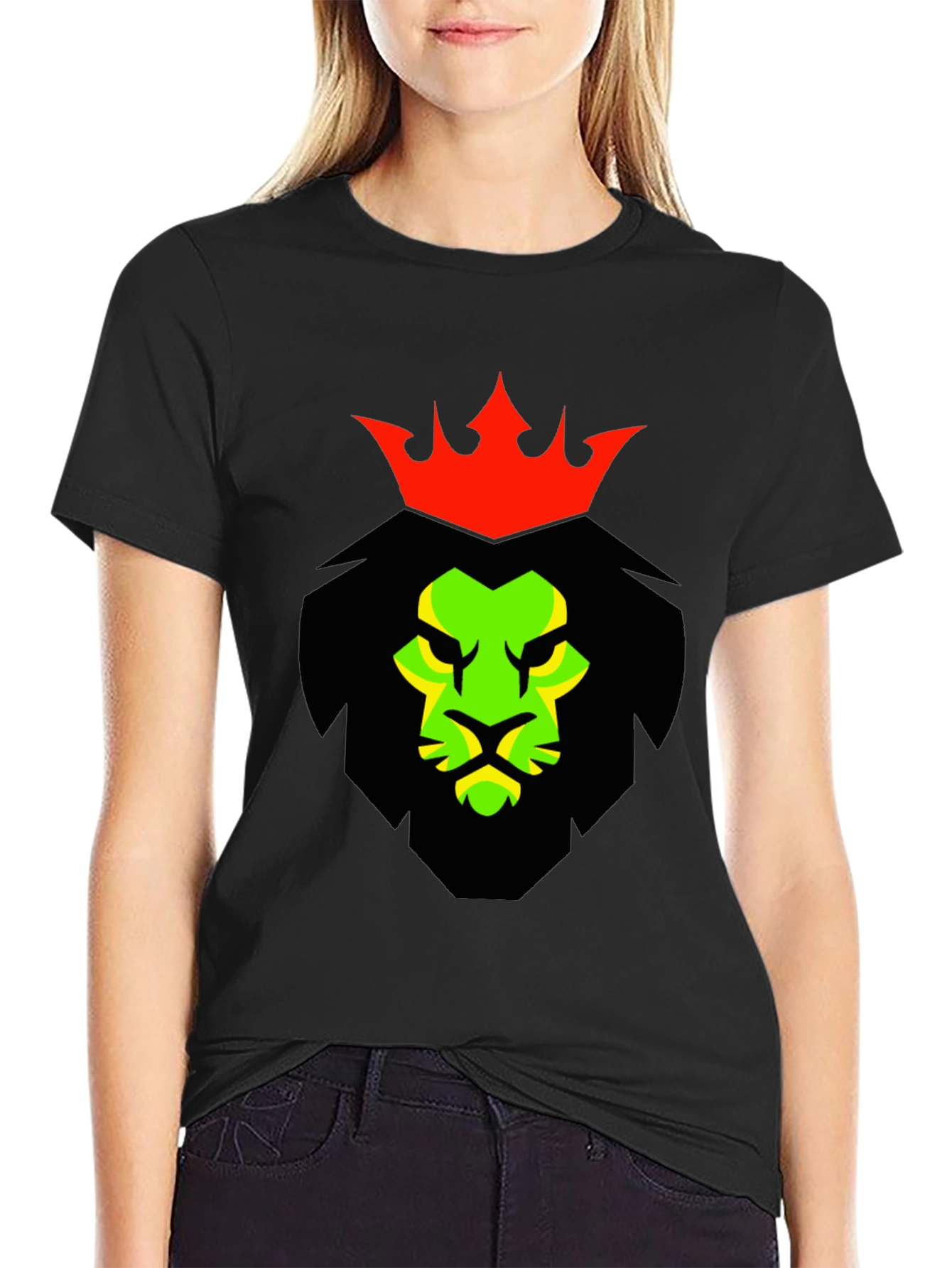 Rasta Lion King Graphic T-Shirt