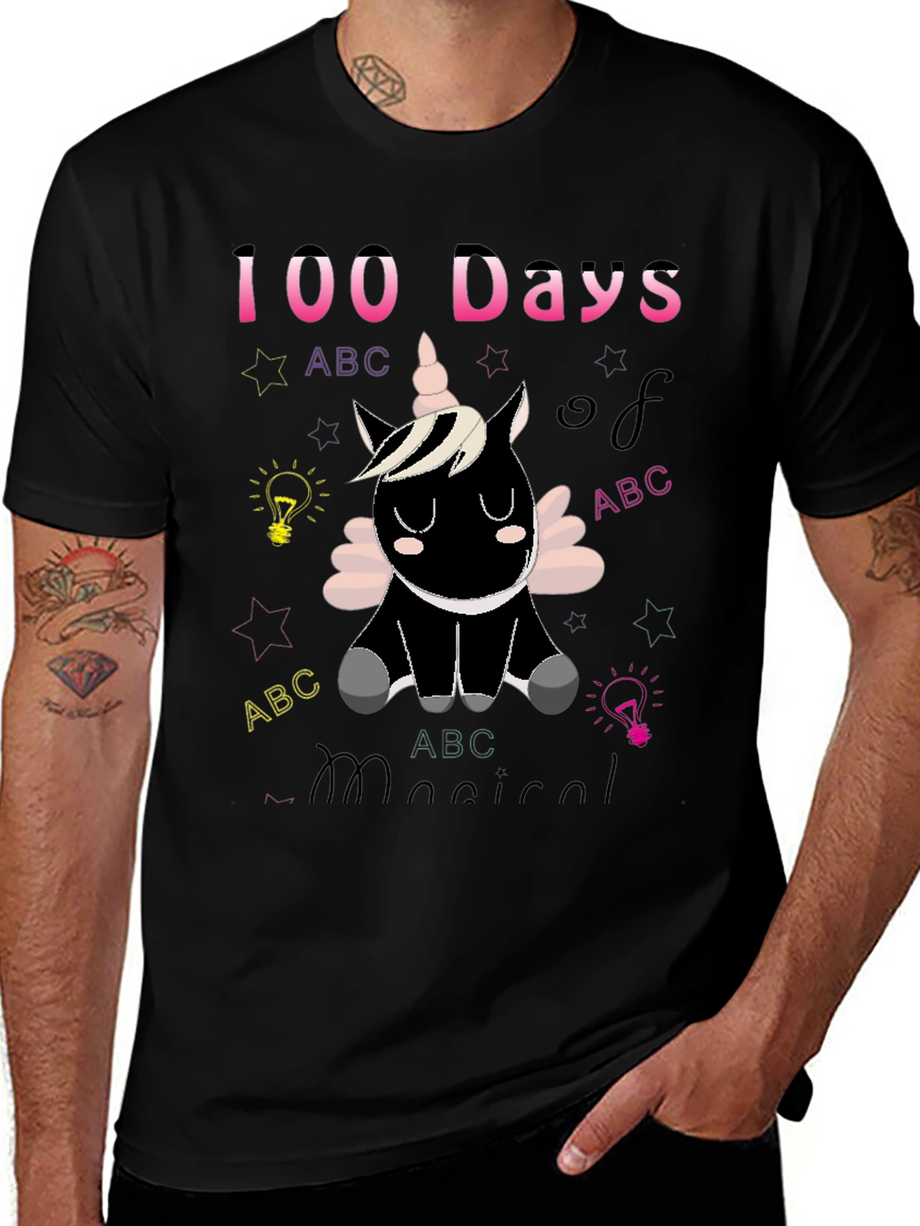 100 Days Magical Unicorn Kids T-Shirt