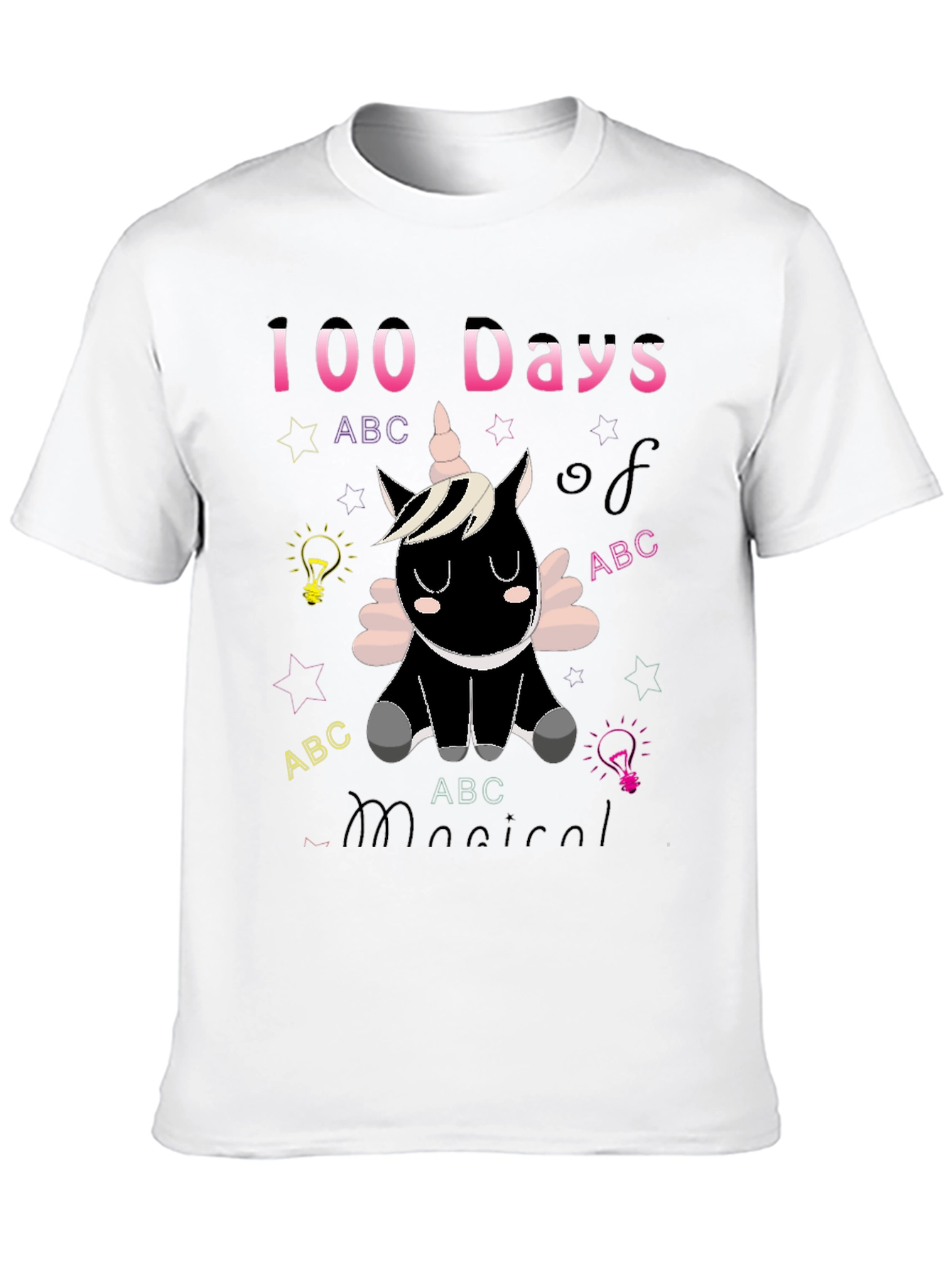 100 Days Magical Unicorn Kids T-Shirt