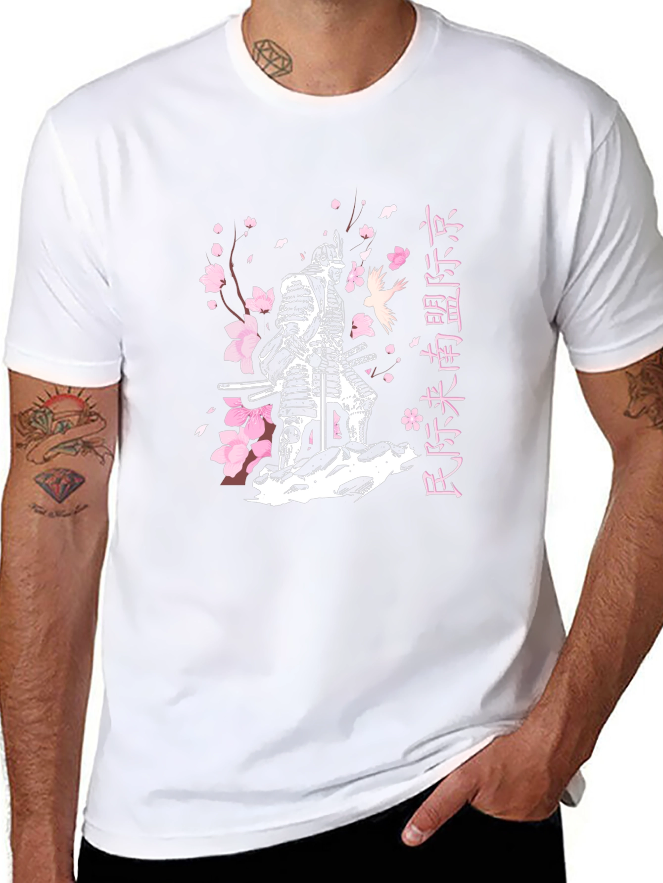 Samurai Graphic Tee - Japanese Warrior T-Shirt