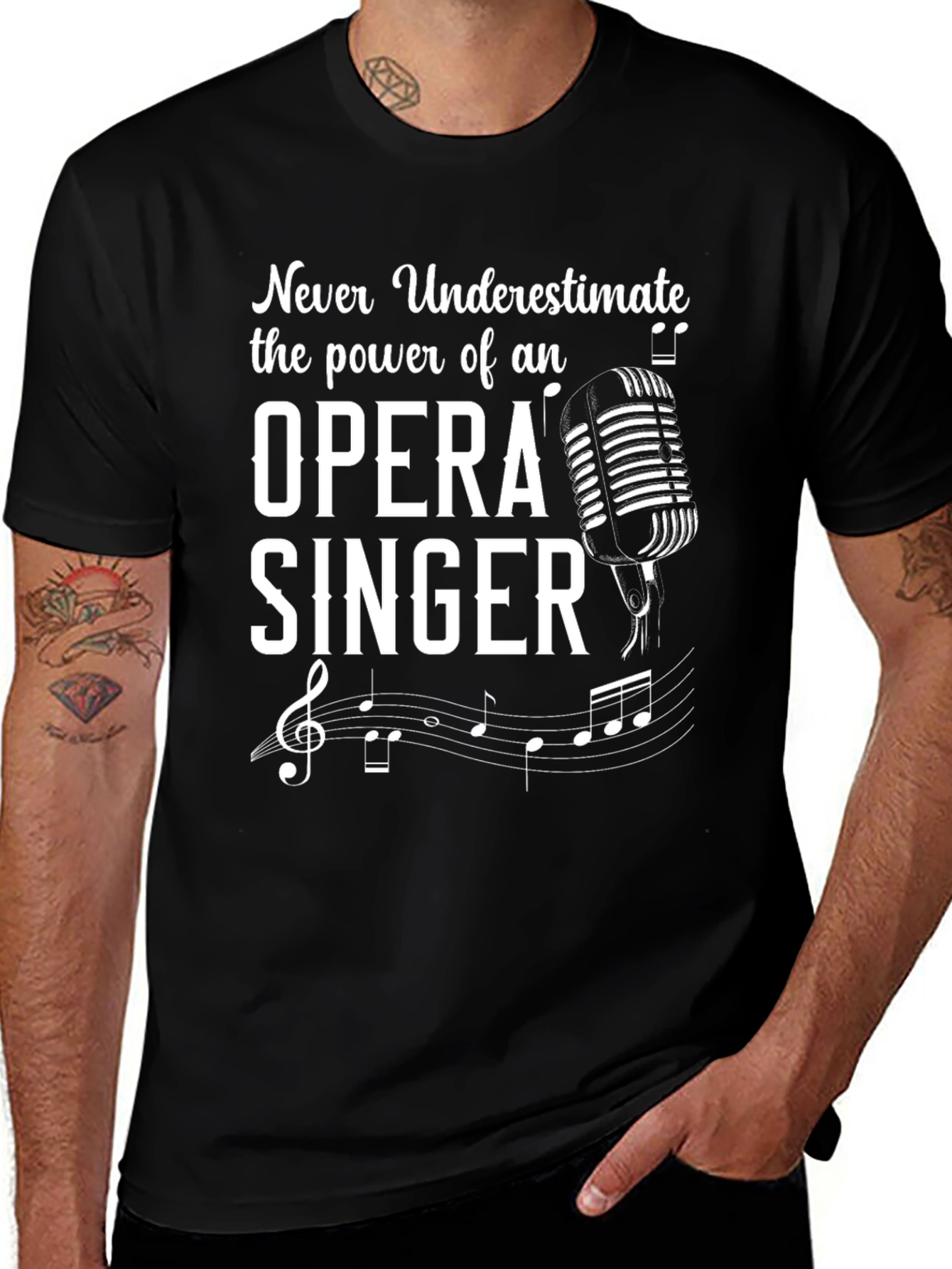 Opera Singer Power T-Shirt - Music Lover Gift