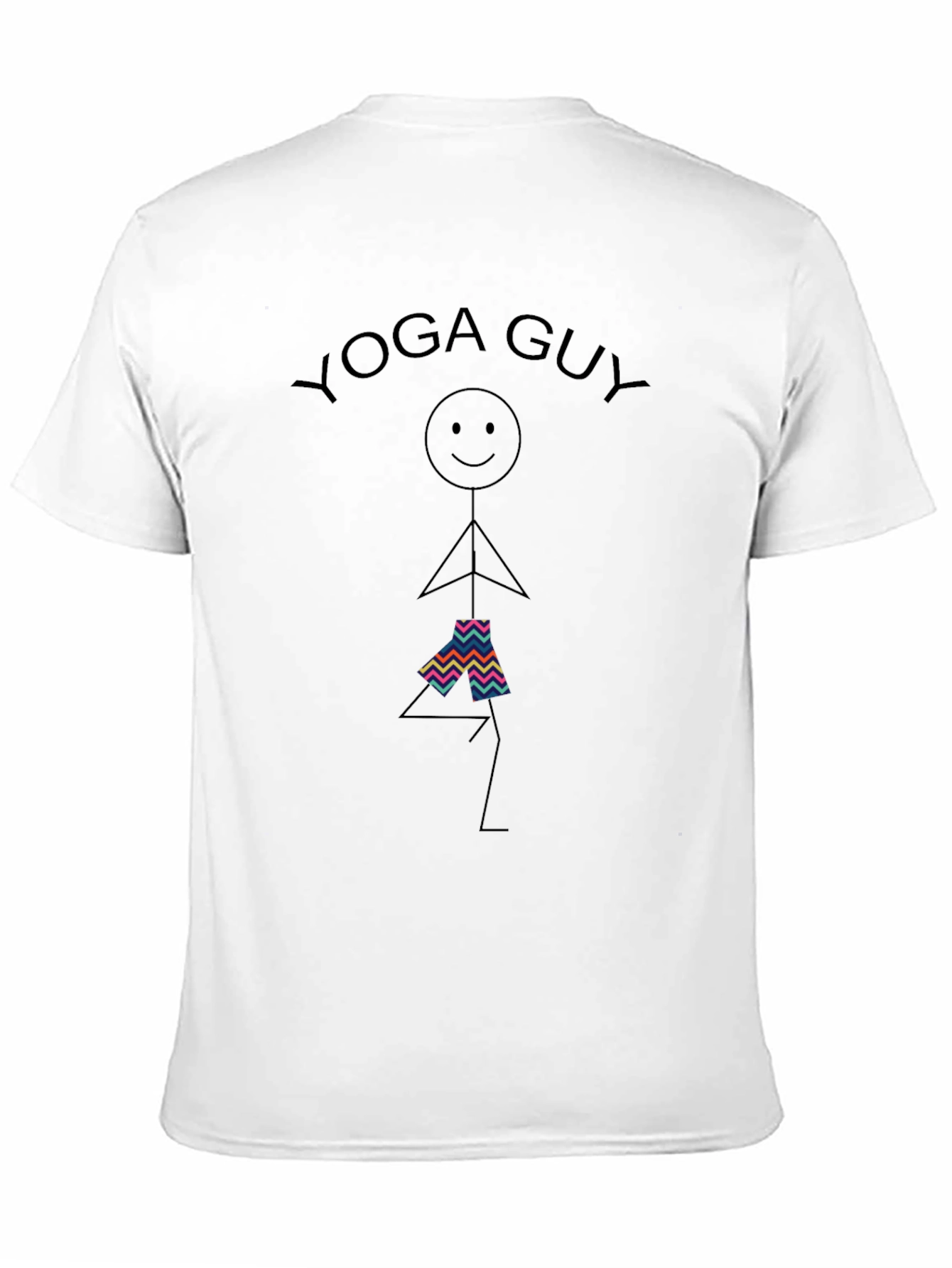 Yoga Guy Graphic T-Shirt - Comfortable Cotton Tee