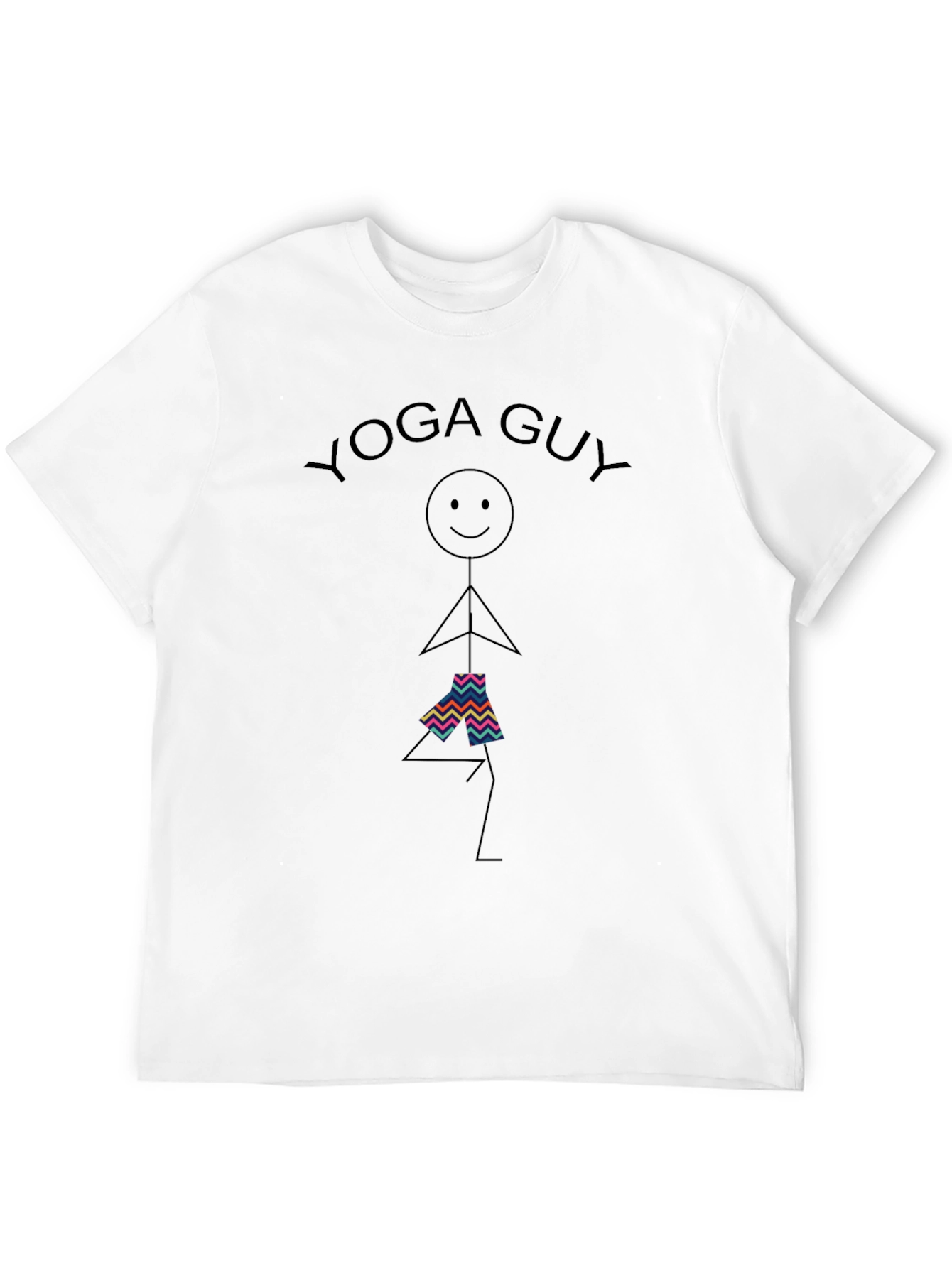 Yoga Guy Graphic T-Shirt - Comfortable Cotton Tee
