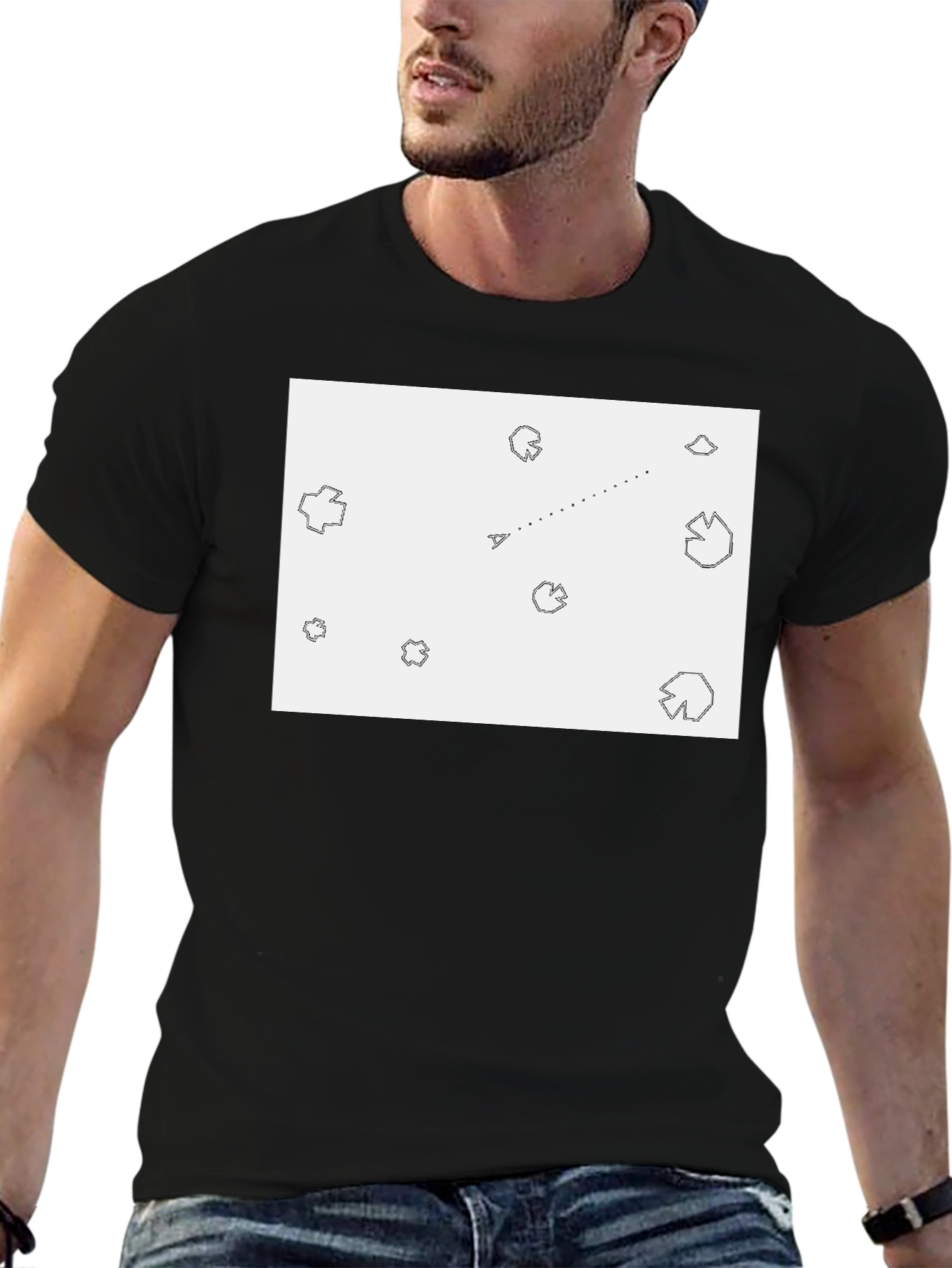 Retro Video Game T-Shirt - Black