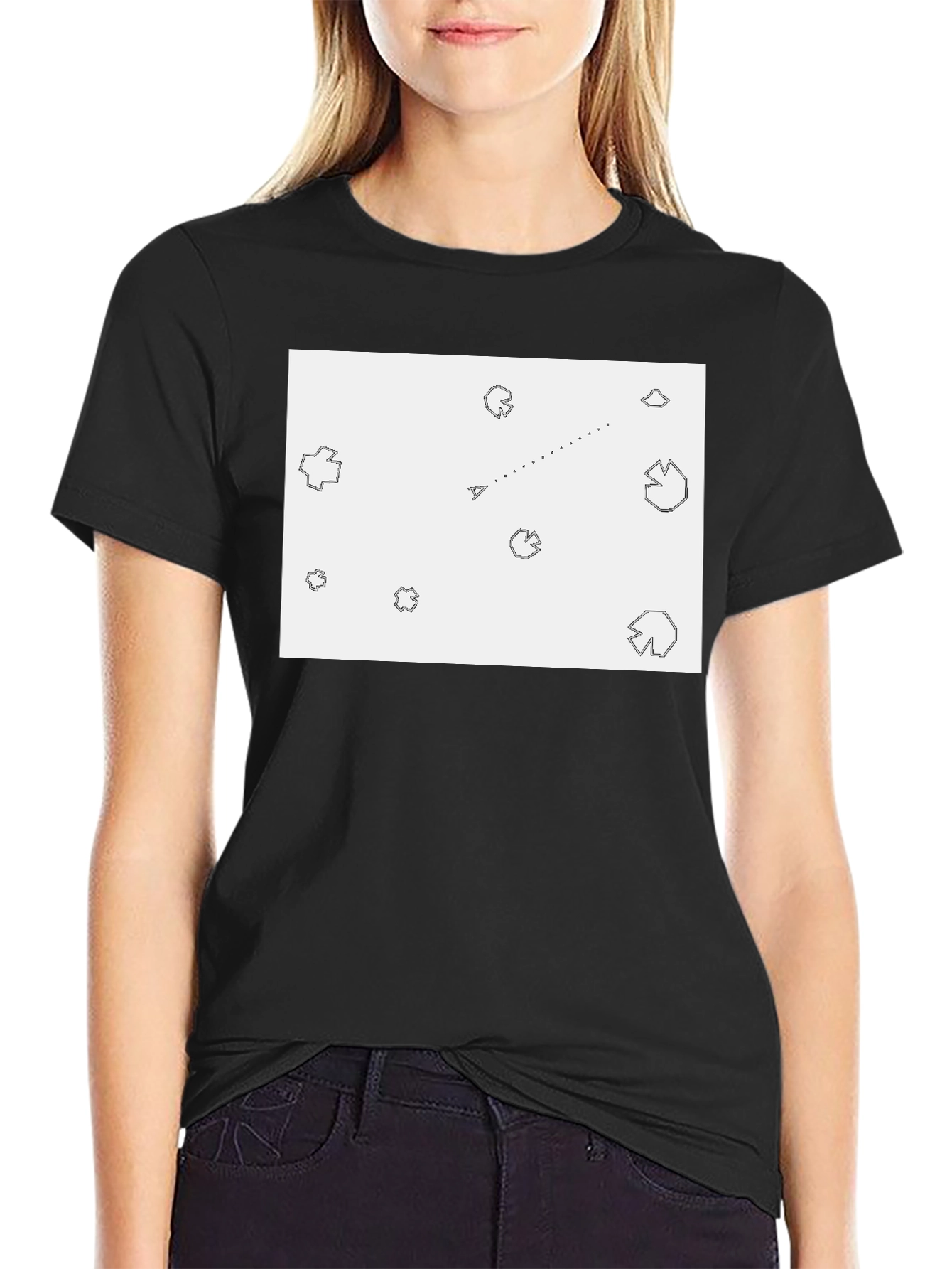 Retro Video Game T-Shirt - Black
