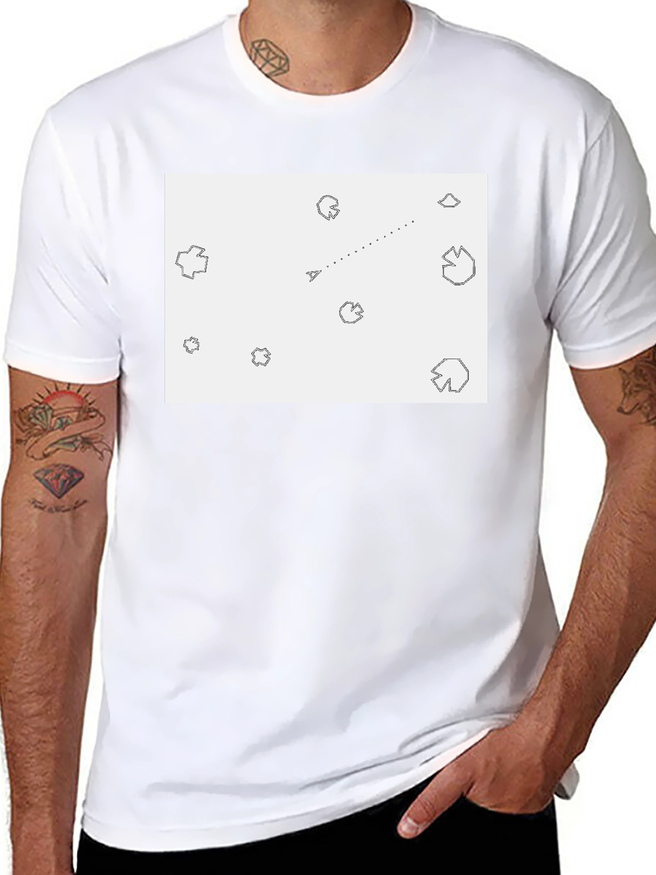 Retro Video Game T-Shirt - Black