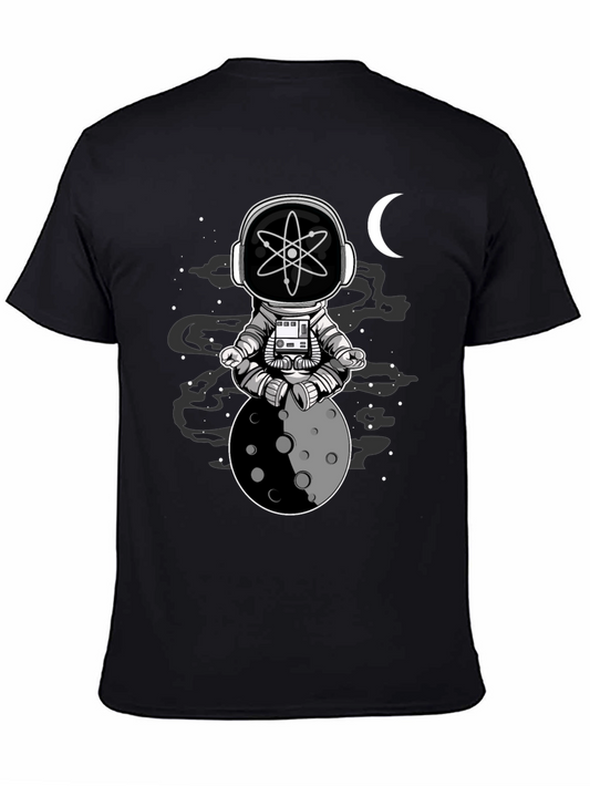 Astronaut Moon Meditation Graphic T-Shirt