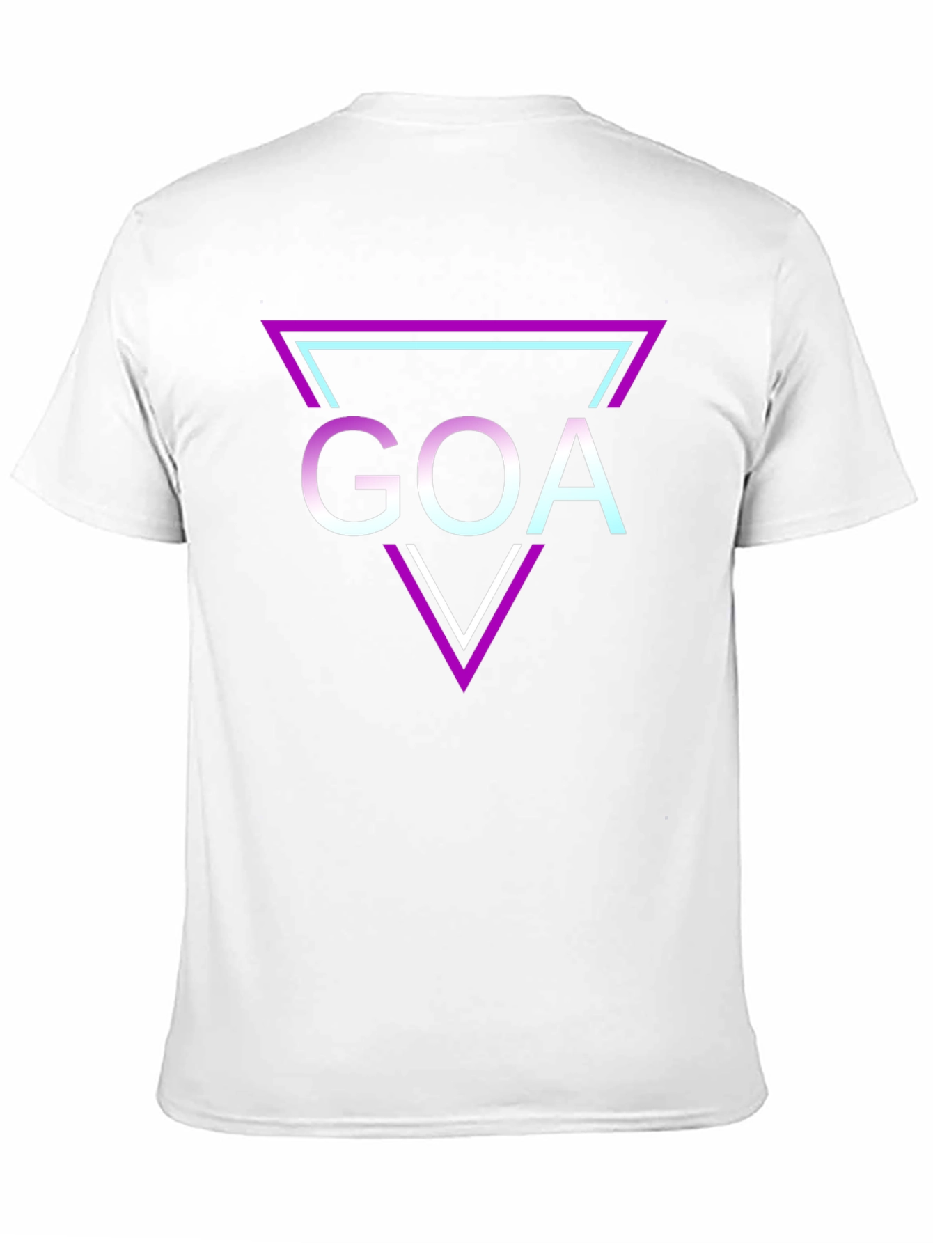 Goa Triangle Graphic Tee - Retro Style T-Shirt