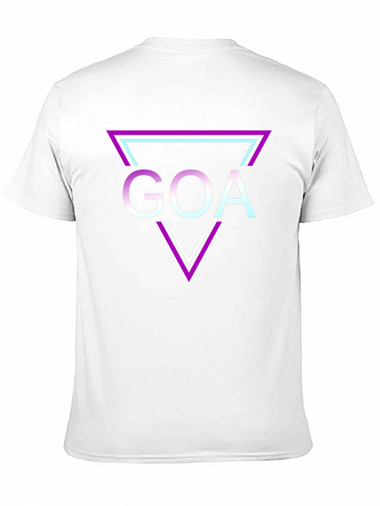 Goa Triangle Graphic Tee - Retro Style T-Shirt