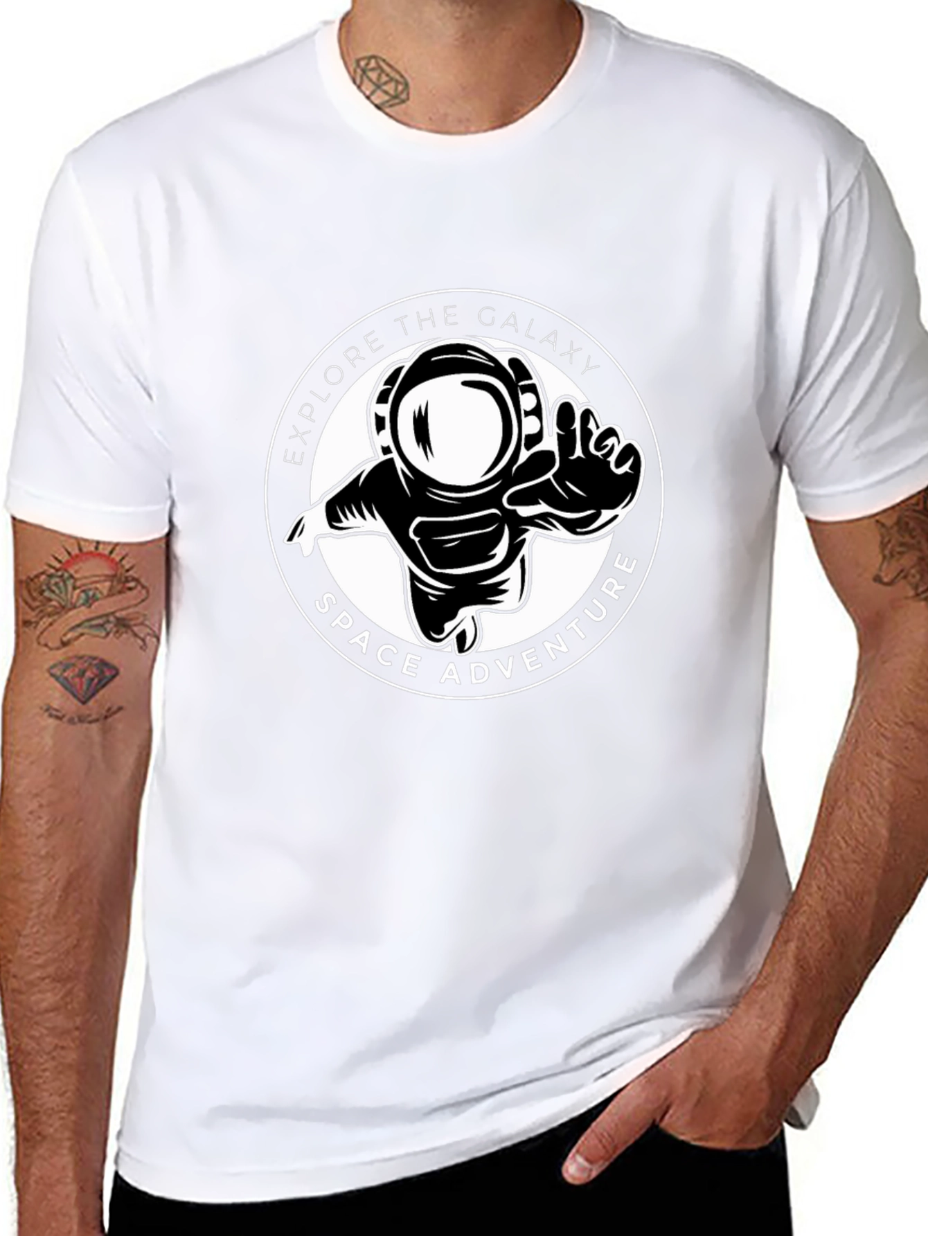 Explore The Galaxy Black T-Shirt