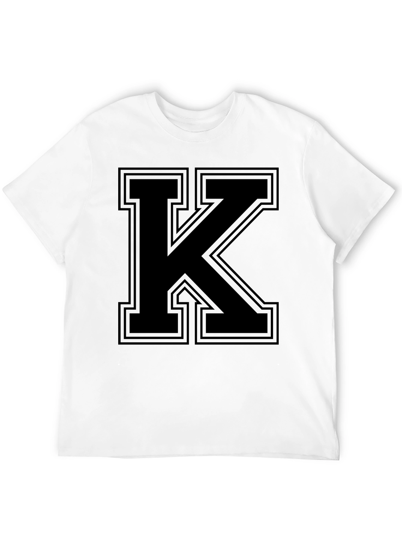 Bold Black Letter K T-Shirt