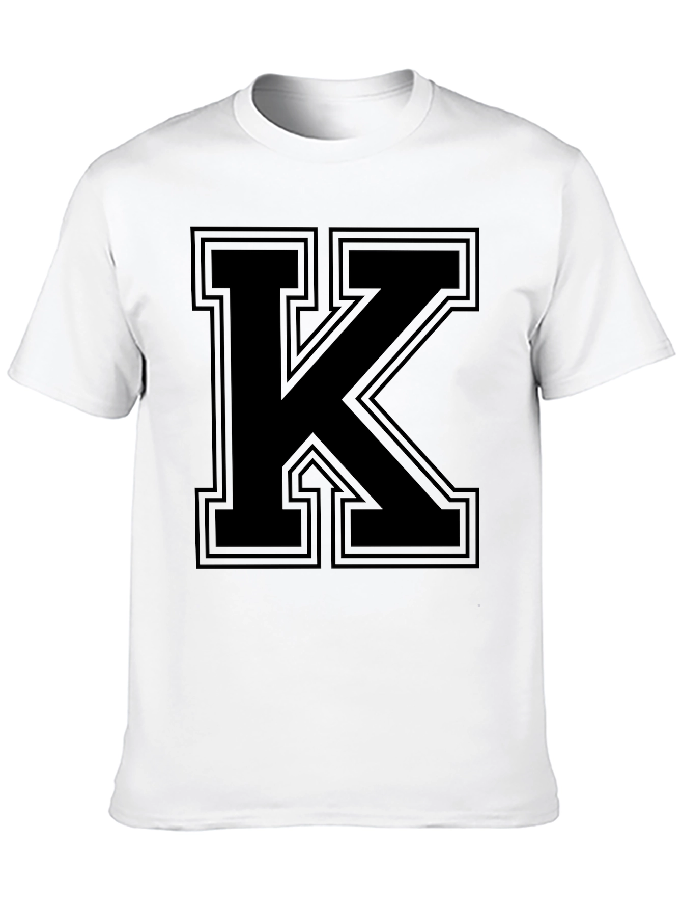 Bold Black Letter K T-Shirt