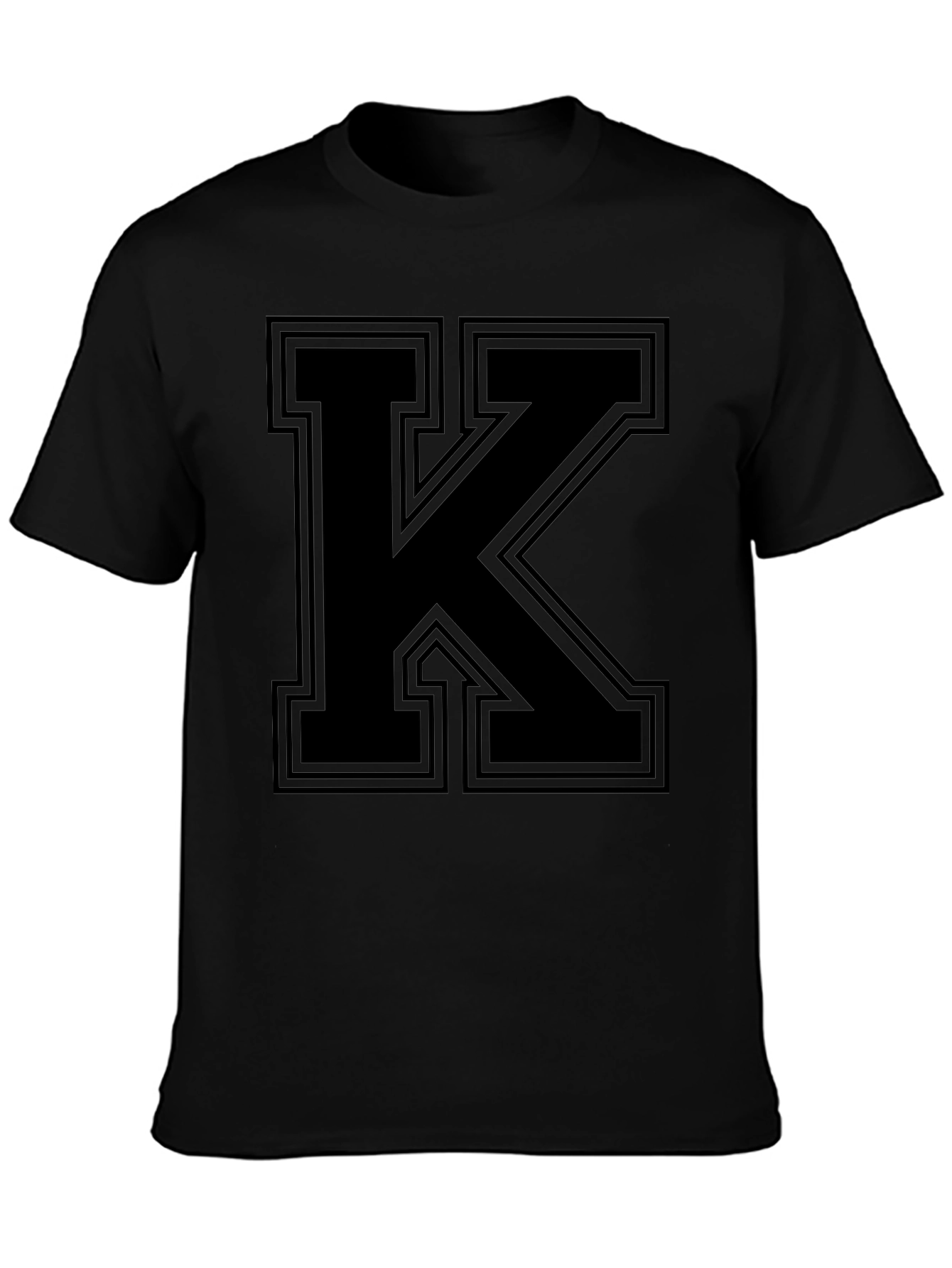 Bold Black Letter K T-Shirt