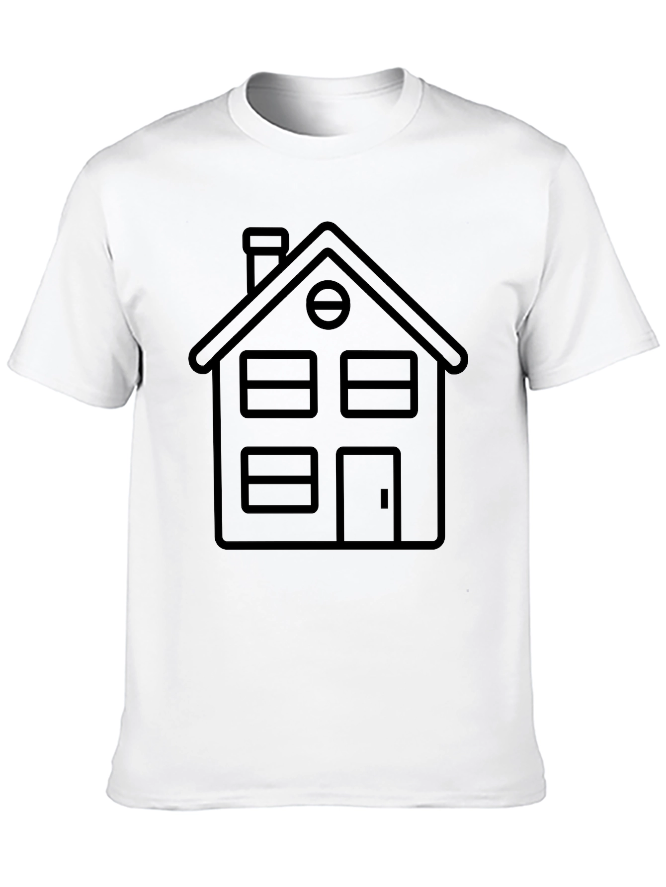 House Graphic Black T-Shirt