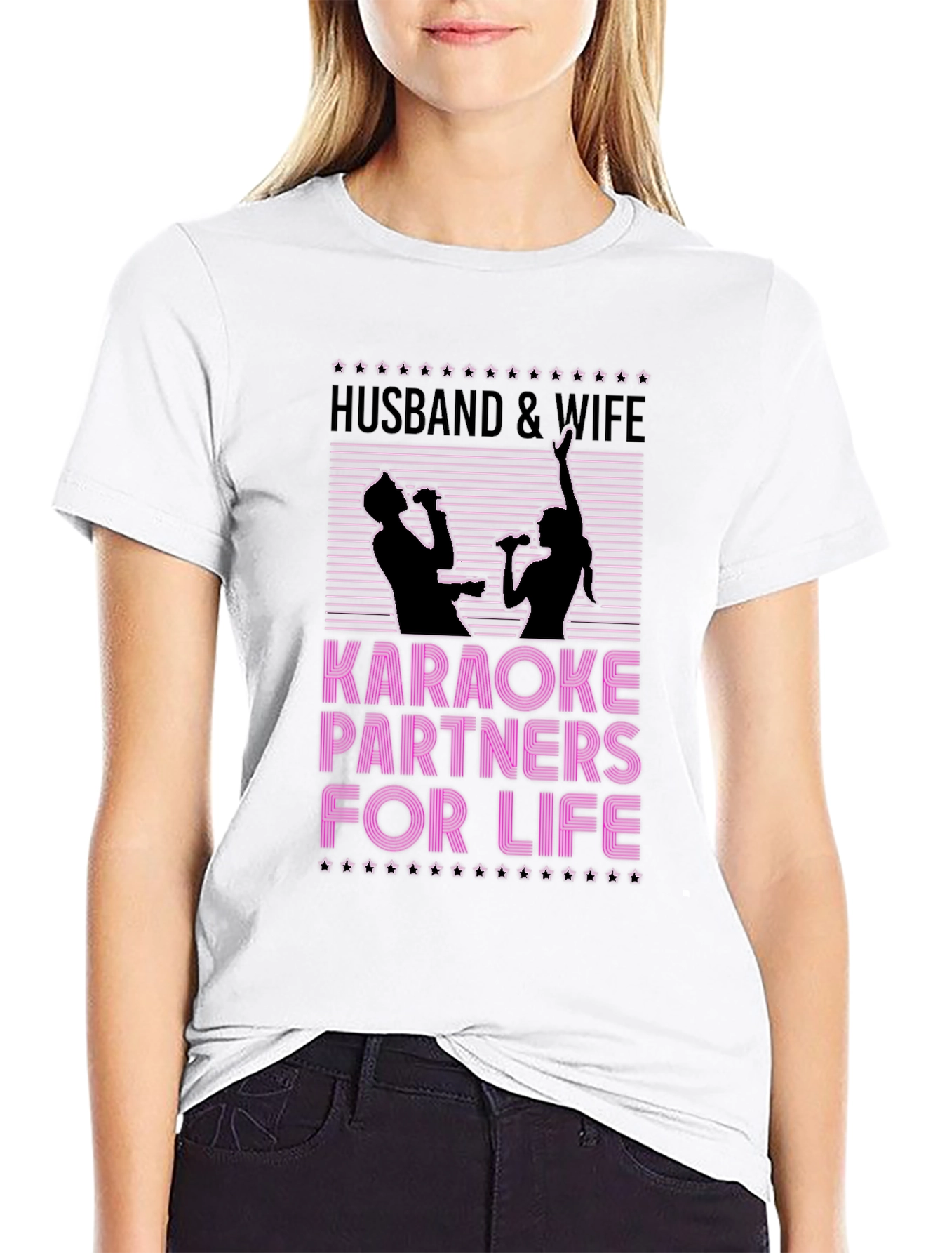 Husband & Wife Karaoke Partners T-Shirt