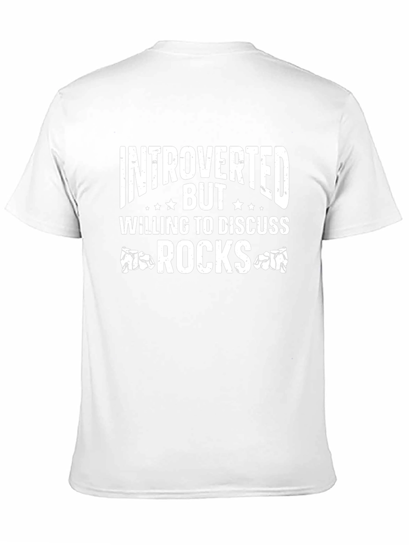 Introverted Rocks Graphic T-Shirt - Conversation Starter
