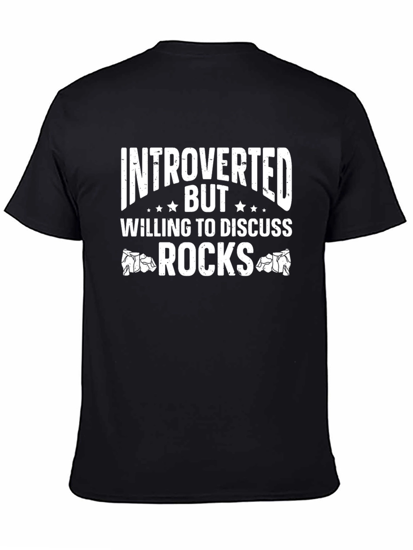 Introverted Rocks Graphic T-Shirt - Conversation Starter