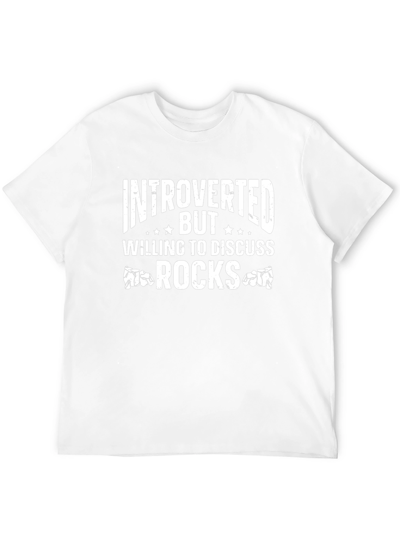 Introverted Rocks Graphic T-Shirt - Conversation Starter