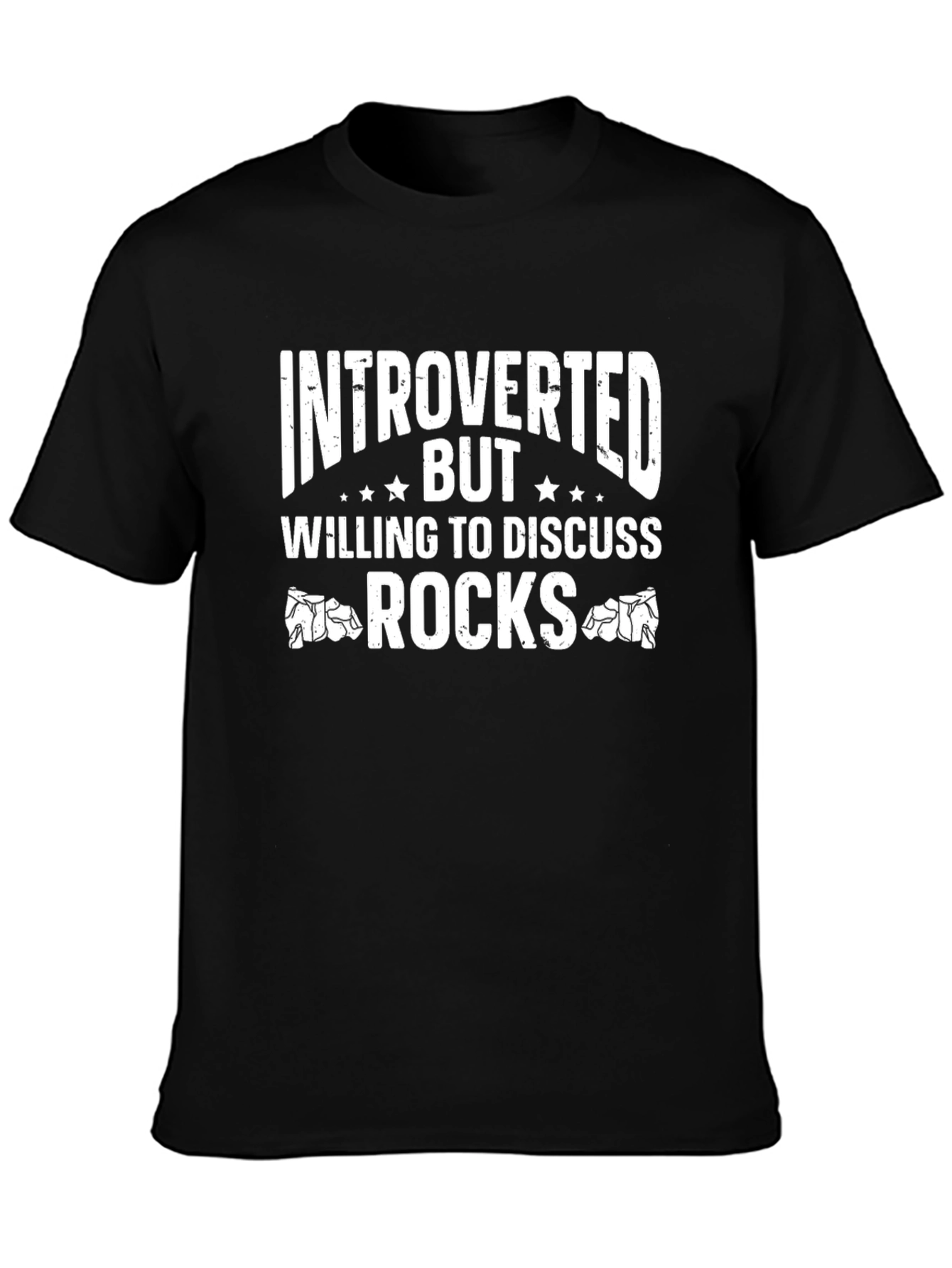Introverted Rocks Graphic T-Shirt - Conversation Starter