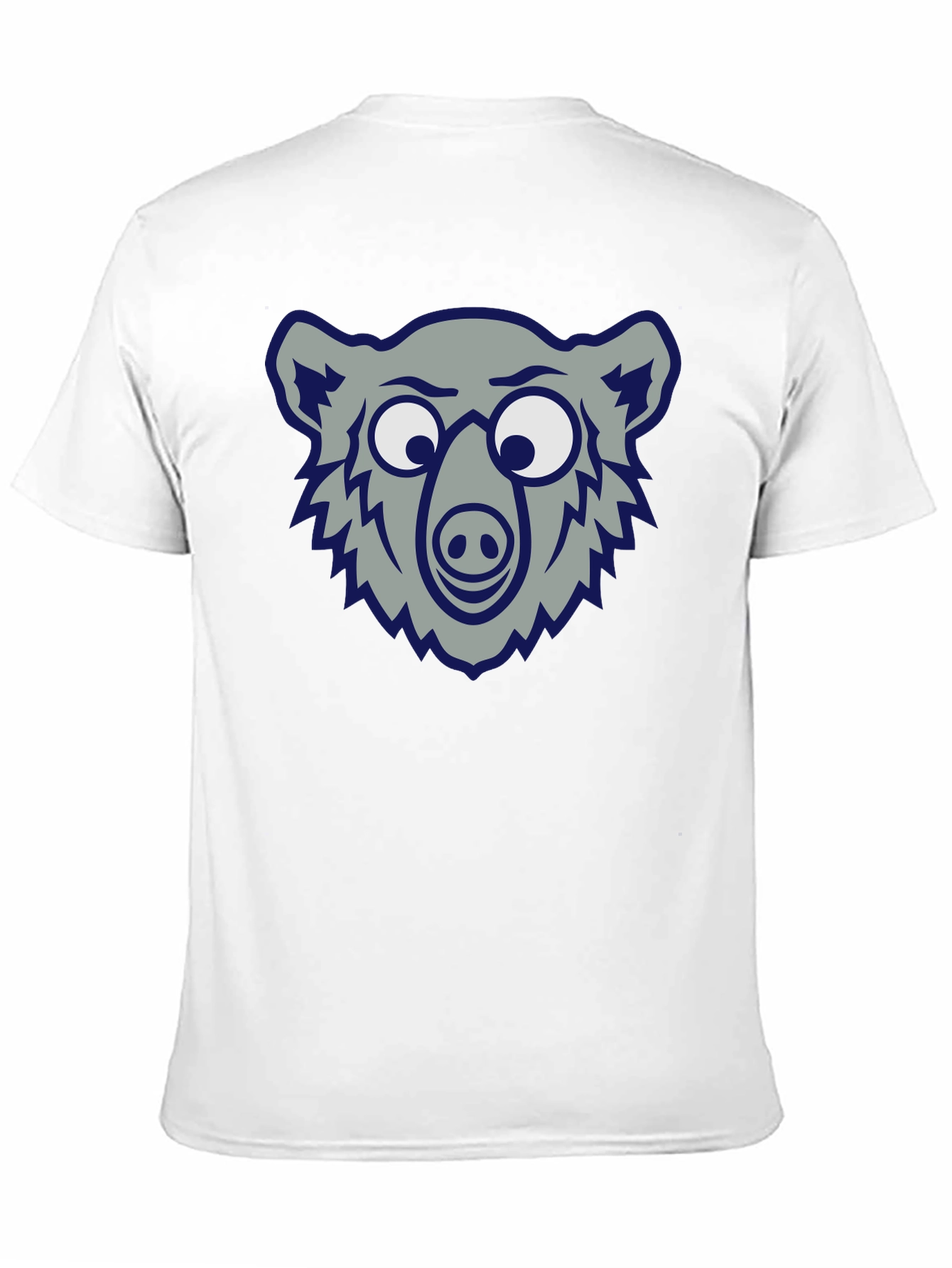 Funny Bear Graphic Tee - Soft Cotton Blend