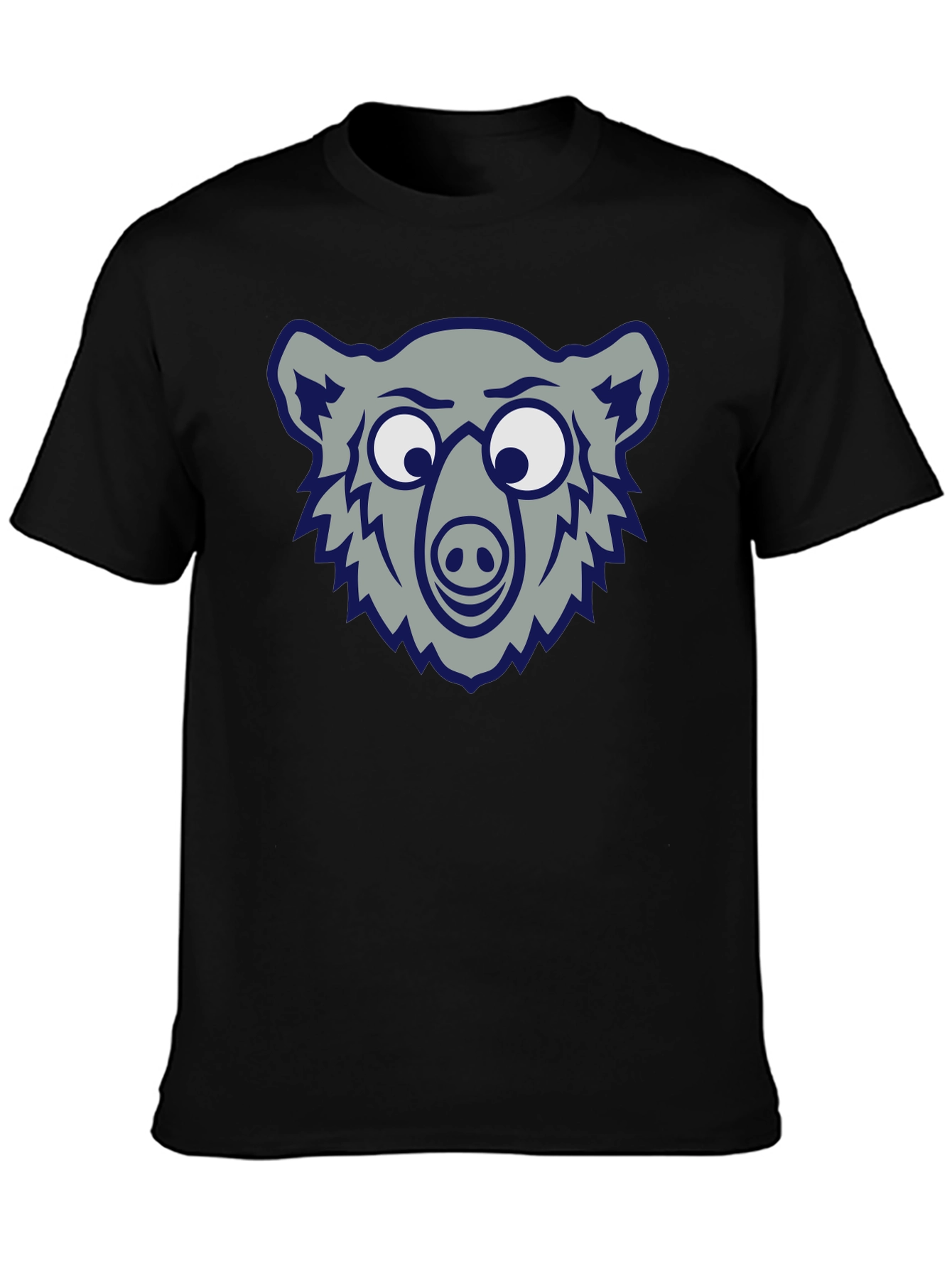 Funny Bear Graphic Tee - Soft Cotton Blend